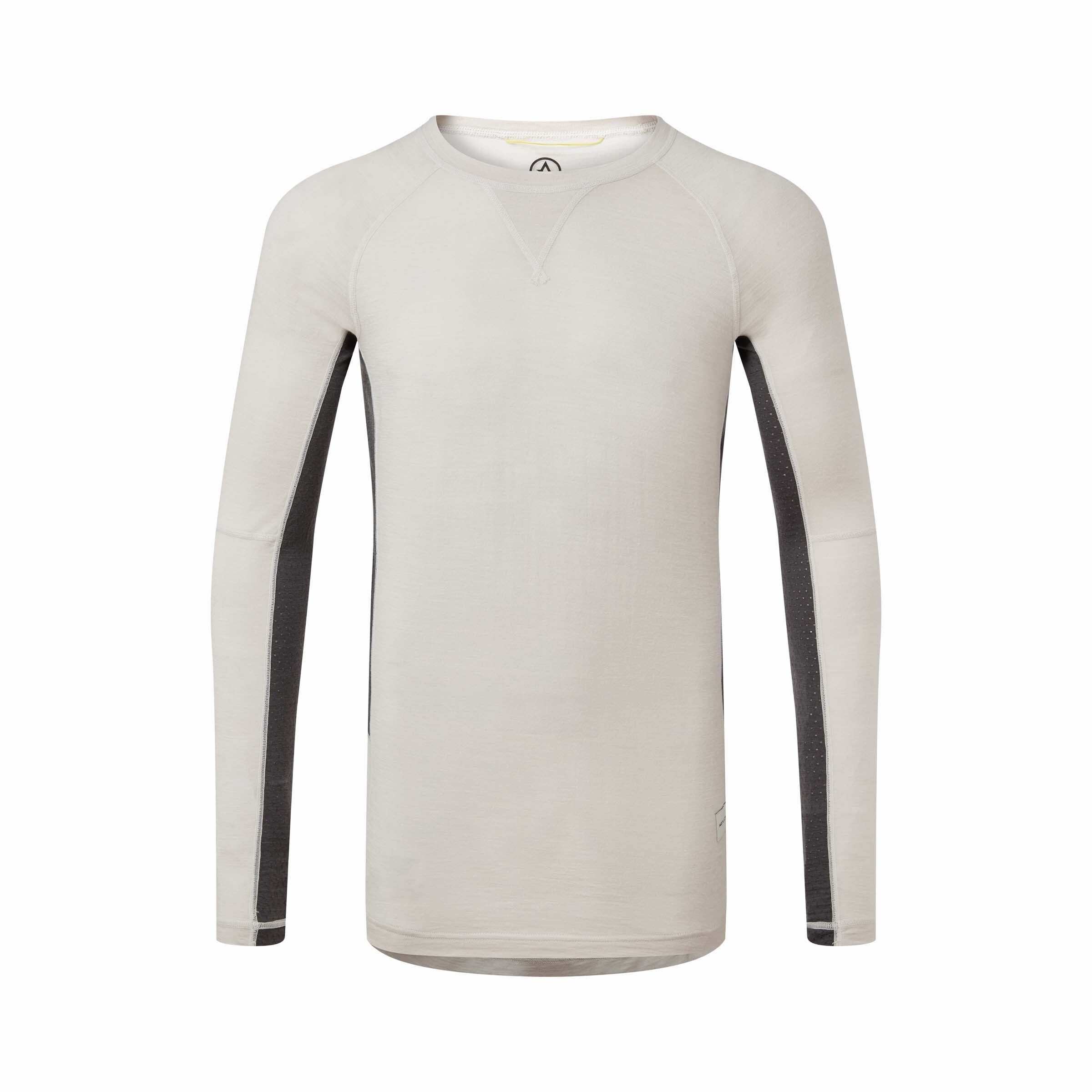 Mens Flatiron 185 Crew - Moonbeam/Ash