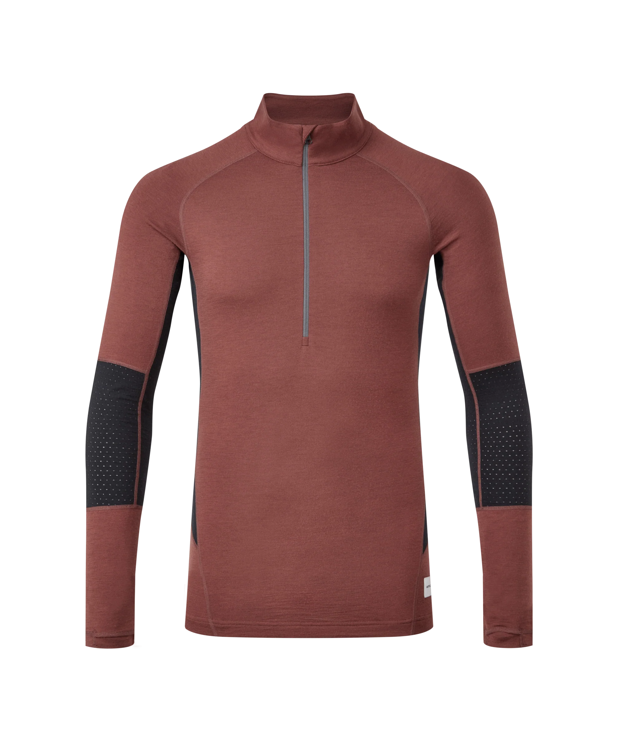 Mens Darkhorse 185 Zoned Quarter Zip Top - Andorra/Black