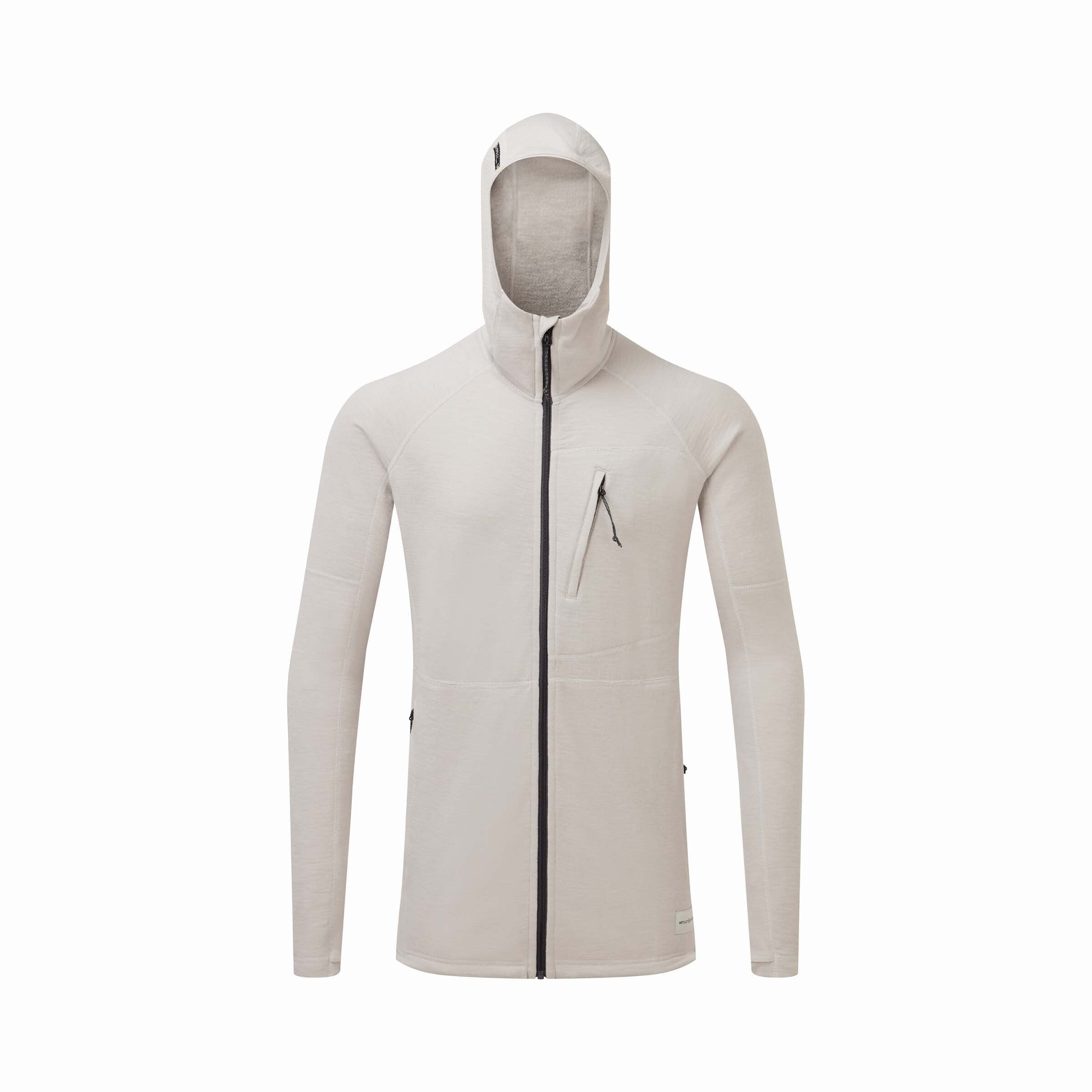 Mens Eldorado Merino Hoodie - Moonbeam