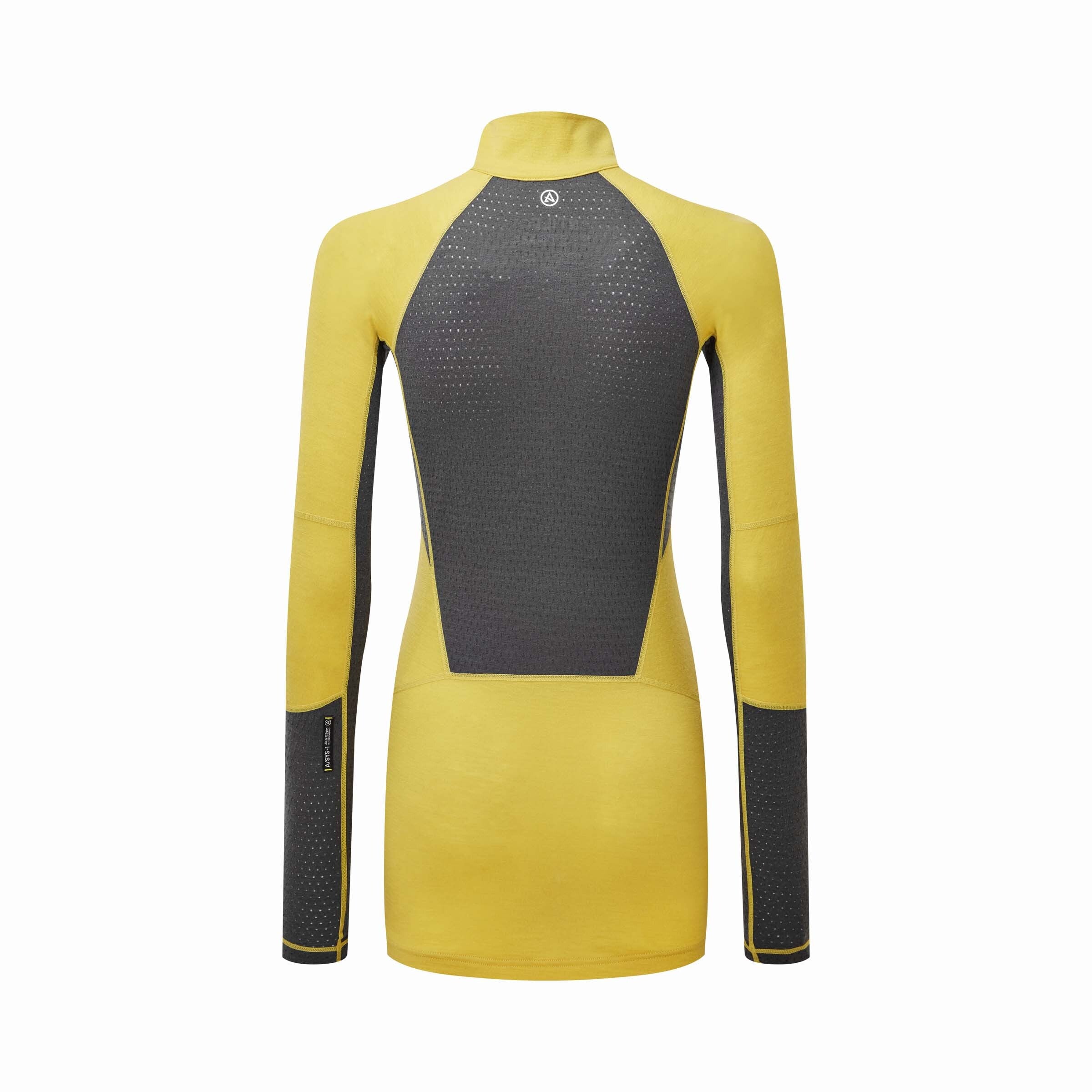 Womens Goldhill 125 Zoned Quarter Zip Top - A/Cid/Ash