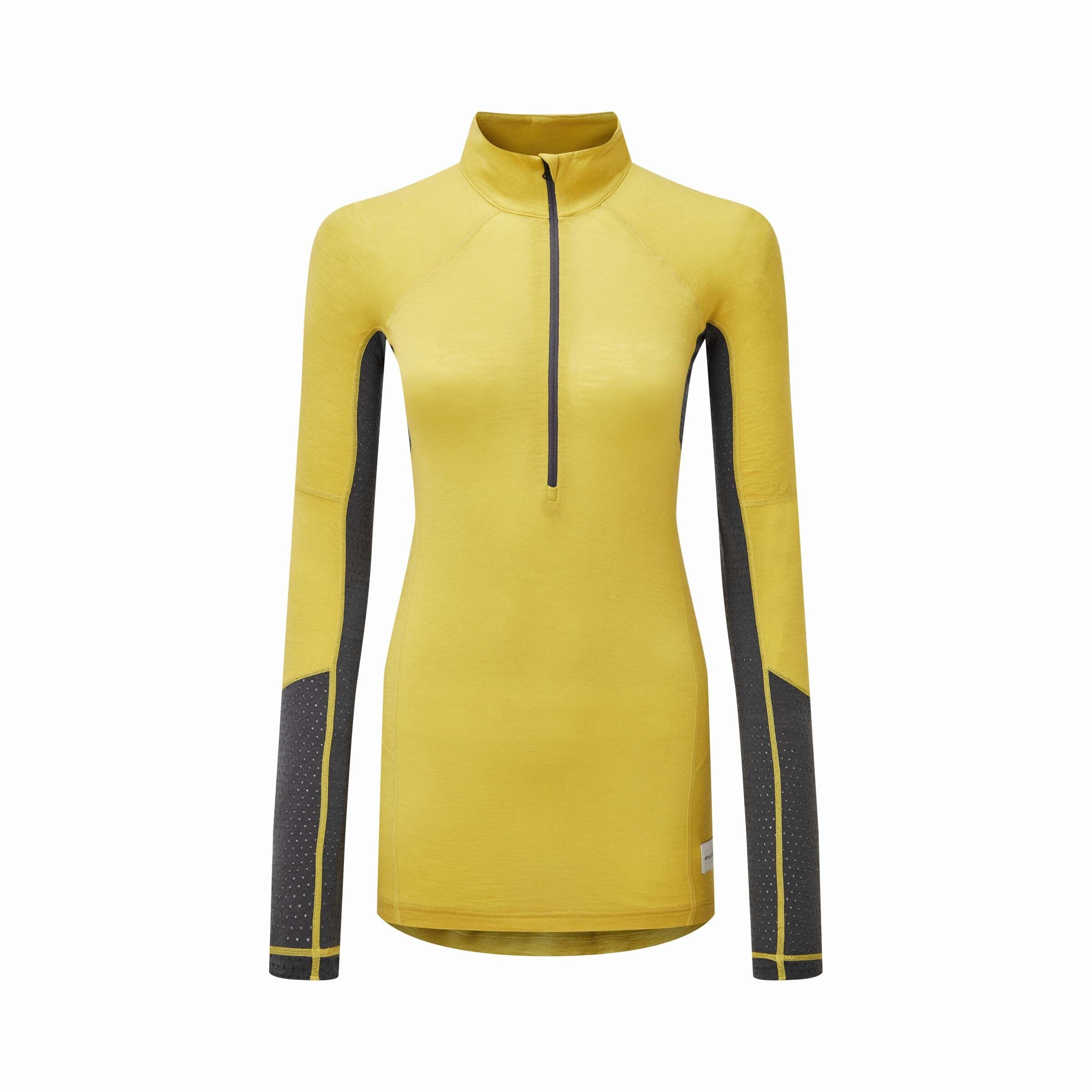 Womens Goldhill 125 Zoned Quarter Zip Top - A/Cid/Ash