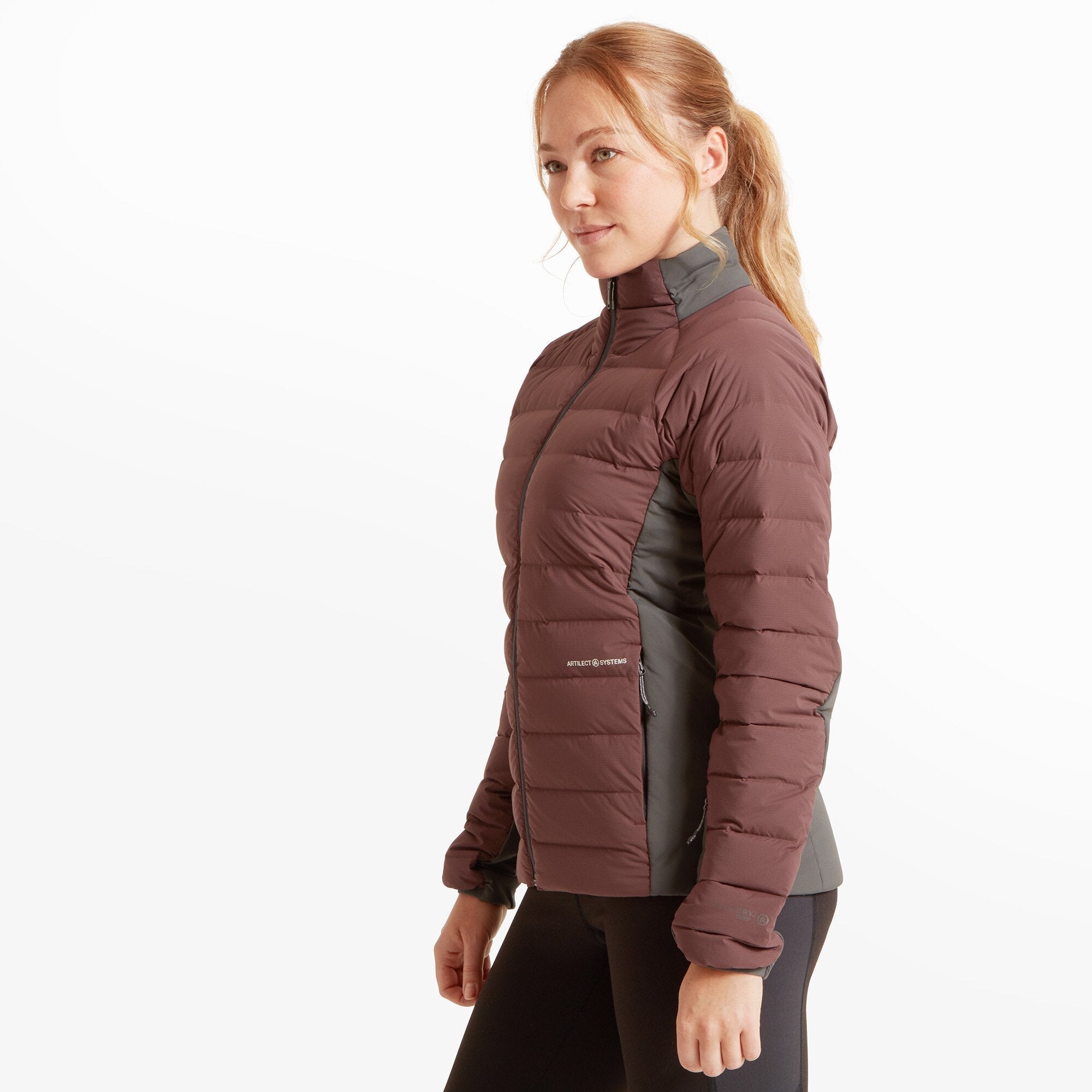 Womens Divide Fusion Stretch Jacket - Amaranth/Ash