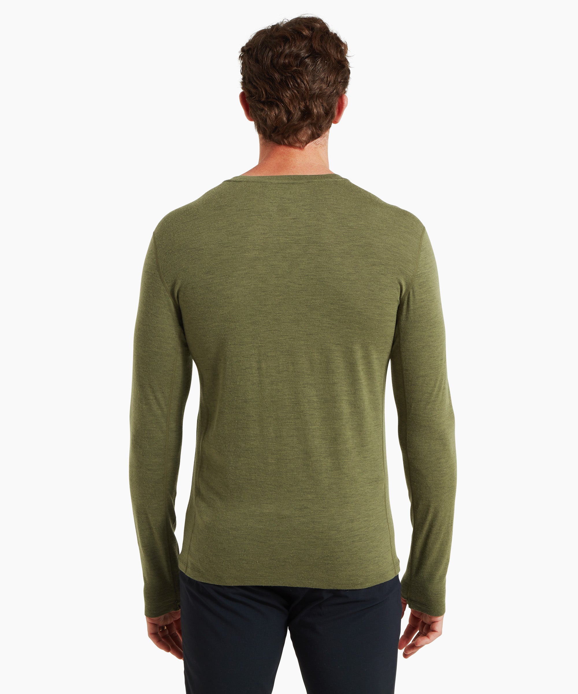 Mens Exposure Long Sleeve Tee - Spruce