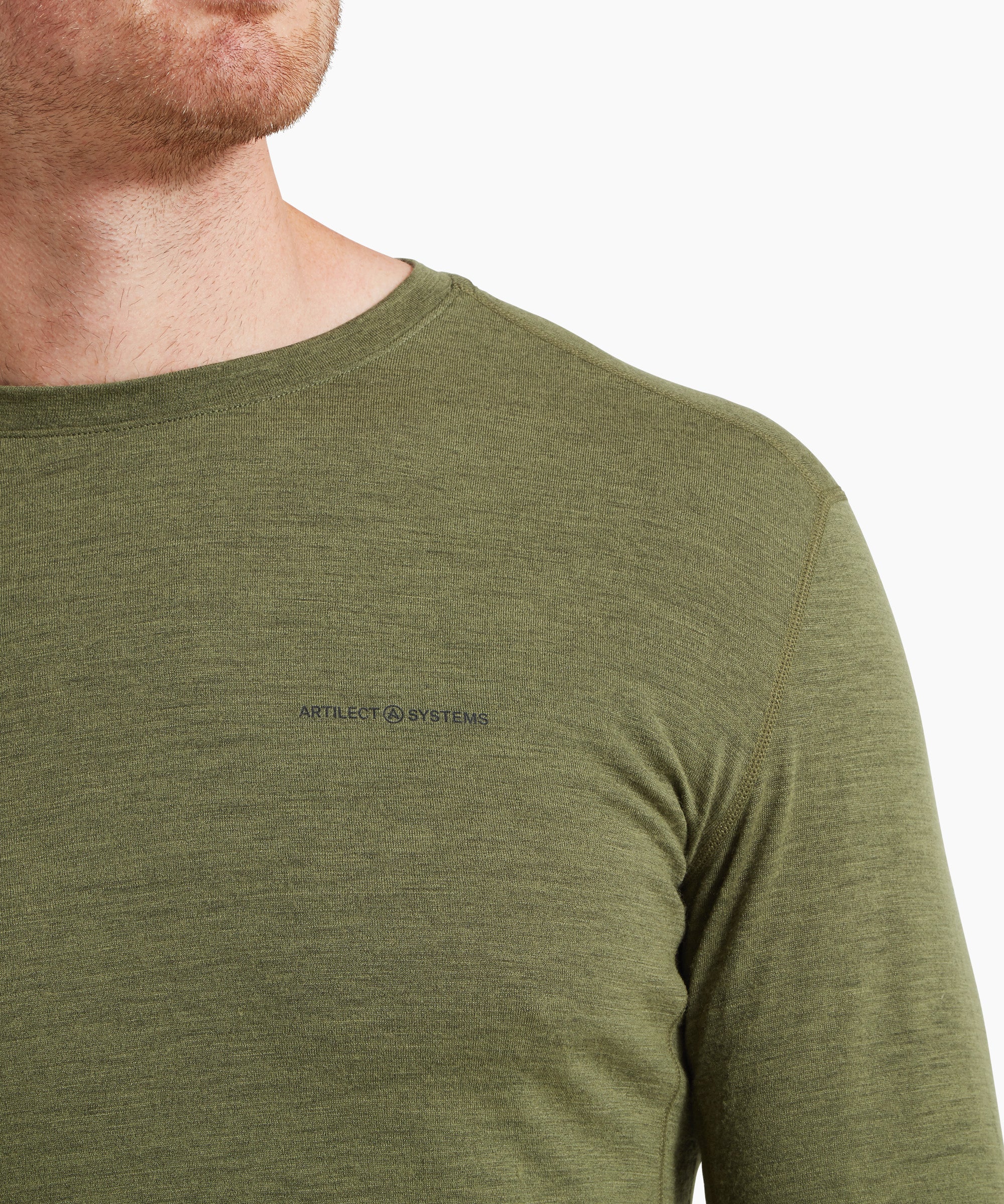 Mens Exposure Long Sleeve Tee - Spruce