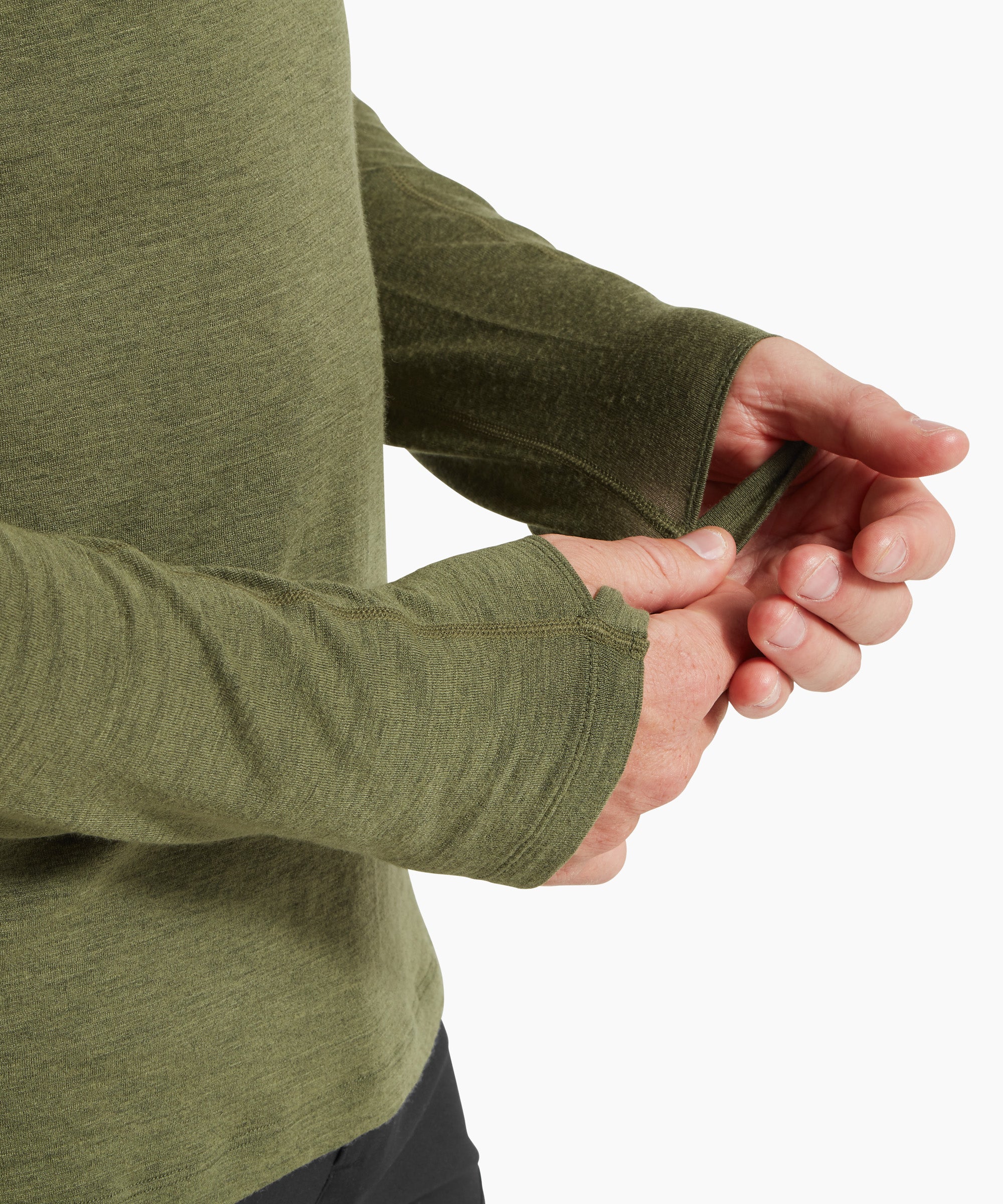 Mens Exposure Long Sleeve Tee - Spruce