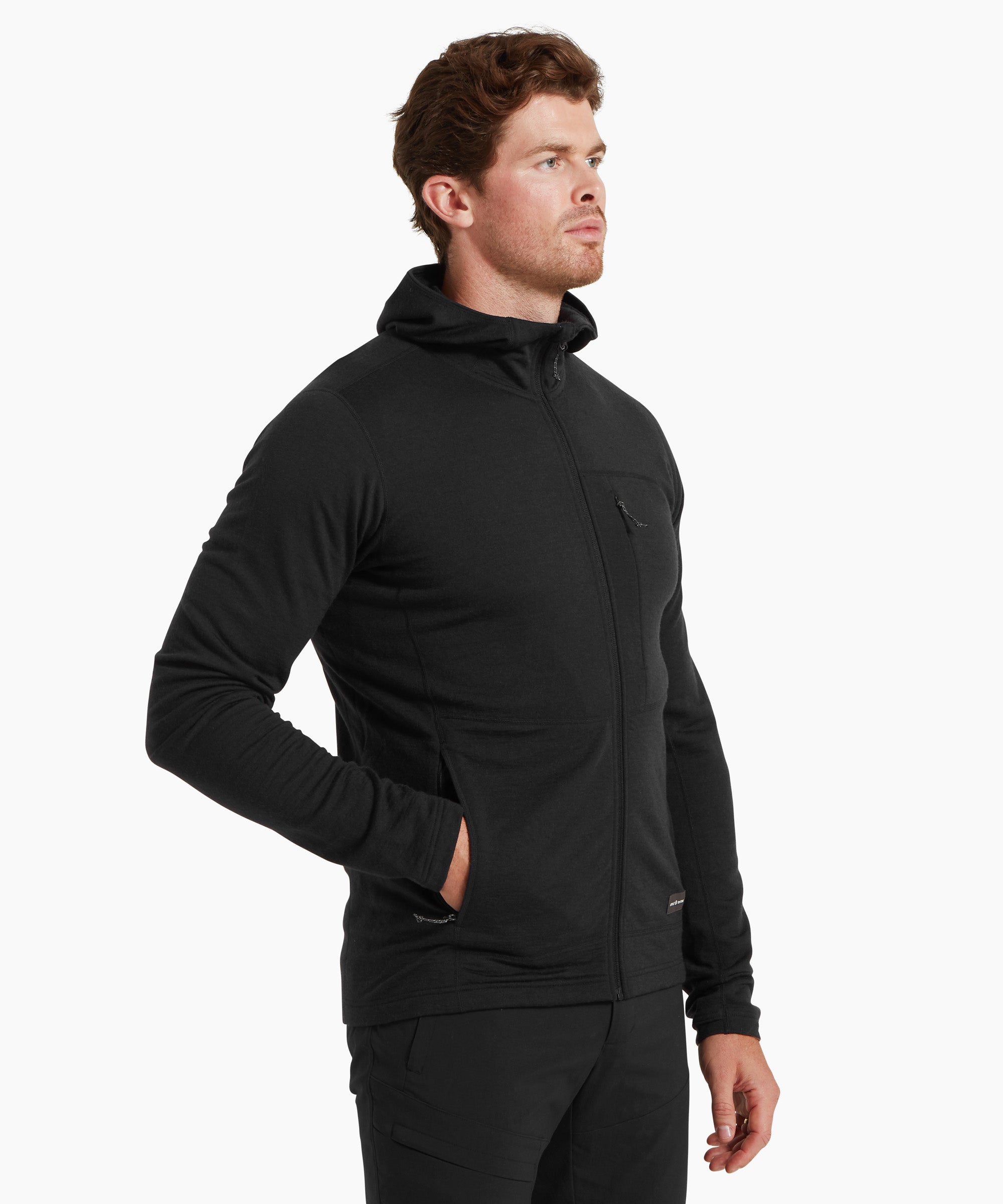 Mens Quandary Peak Hoodie - Black