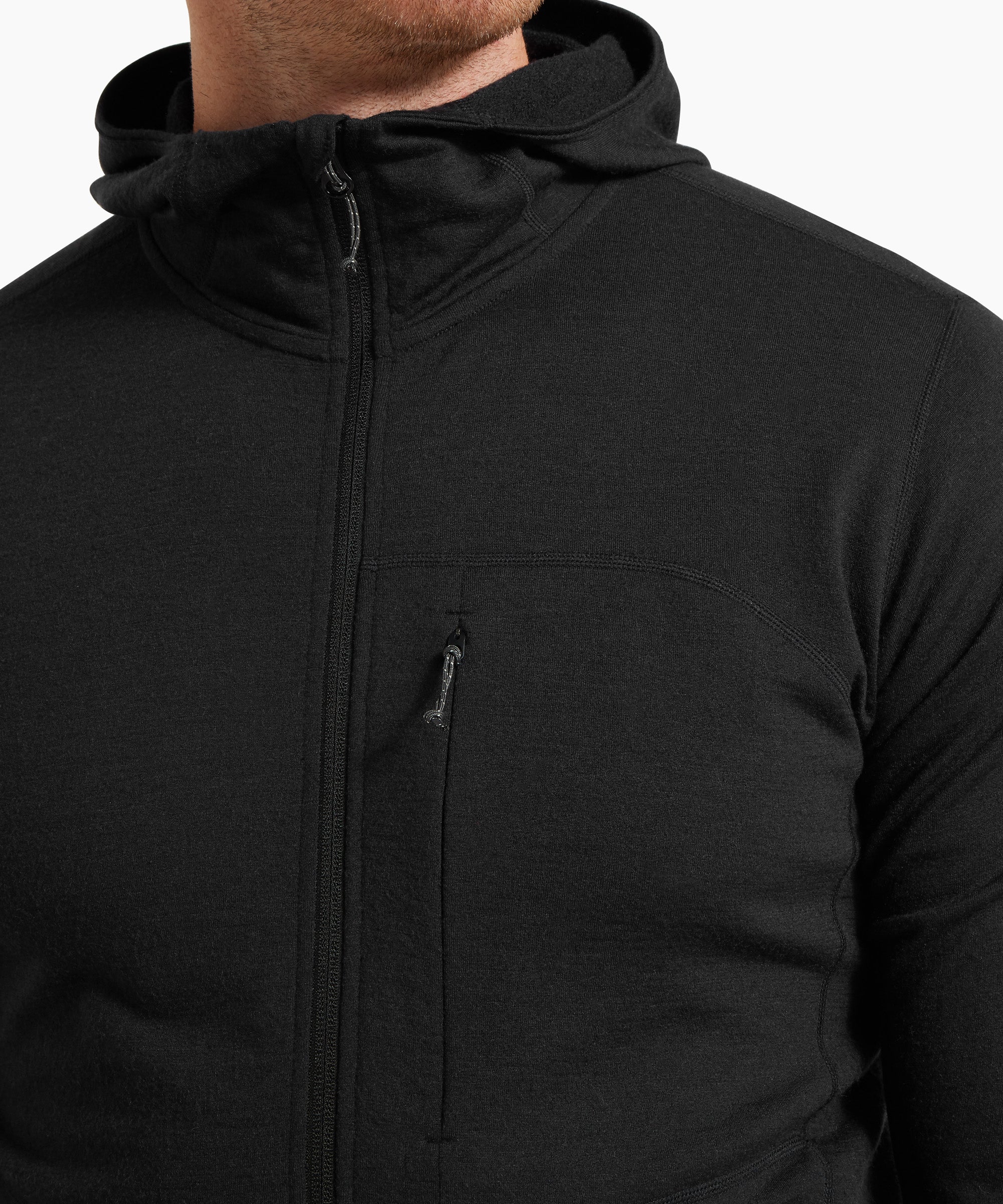 ミュージシャン NILDUE SIDE SPLIT LONG KNIT HOODIE / BLK ニット - セレクトショップ SIDEMILITIA（サイドミリティア