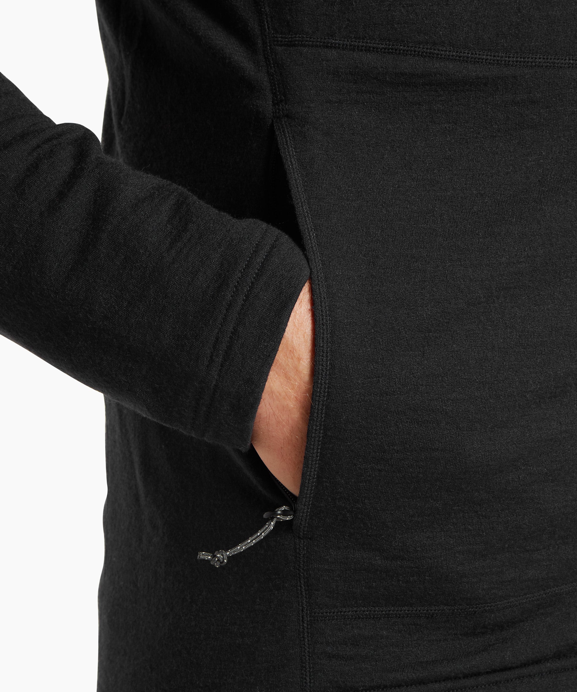 Mens Quandary Peak Hoodie - Black