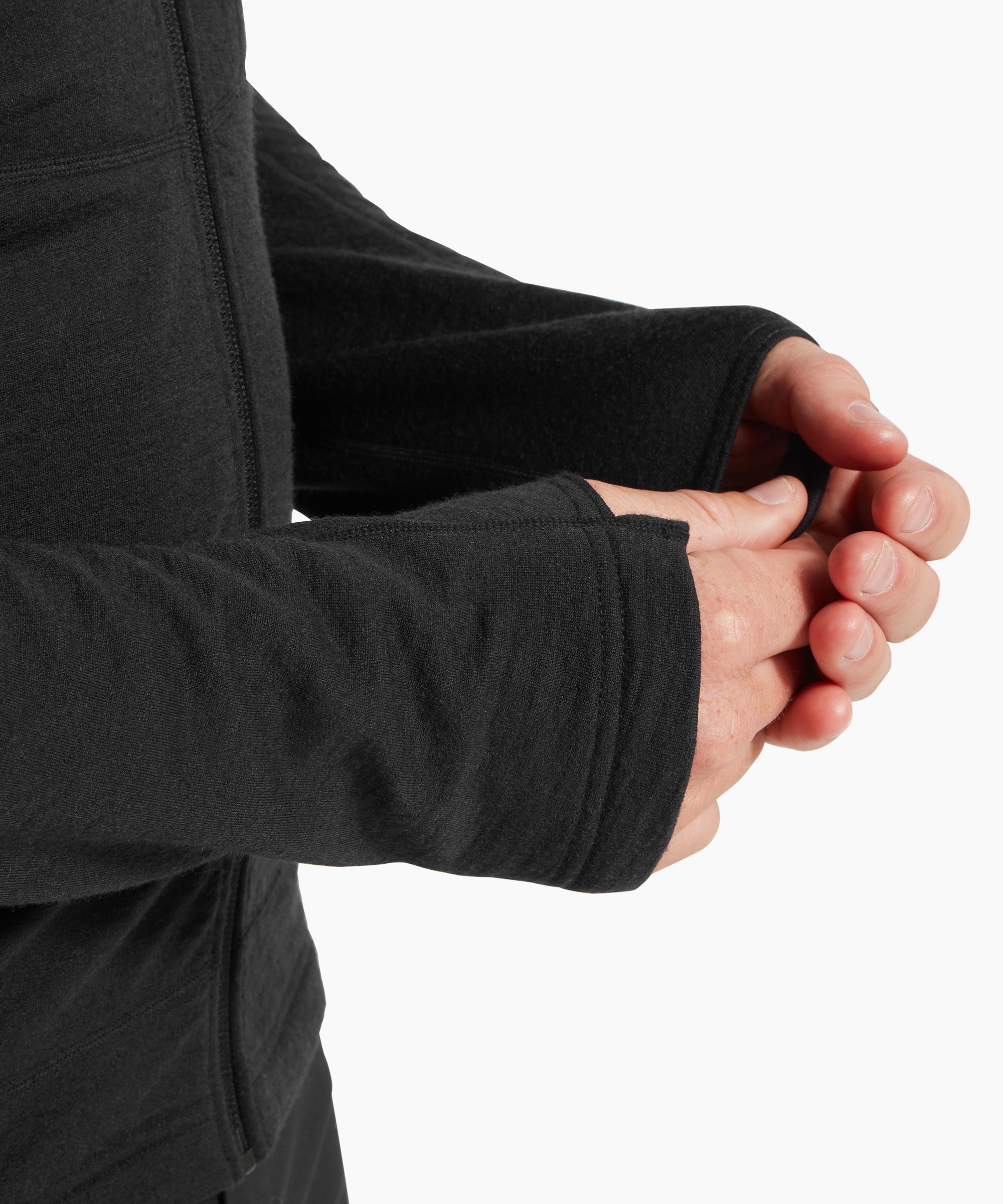 Mens Quandary Peak Hoodie - Black