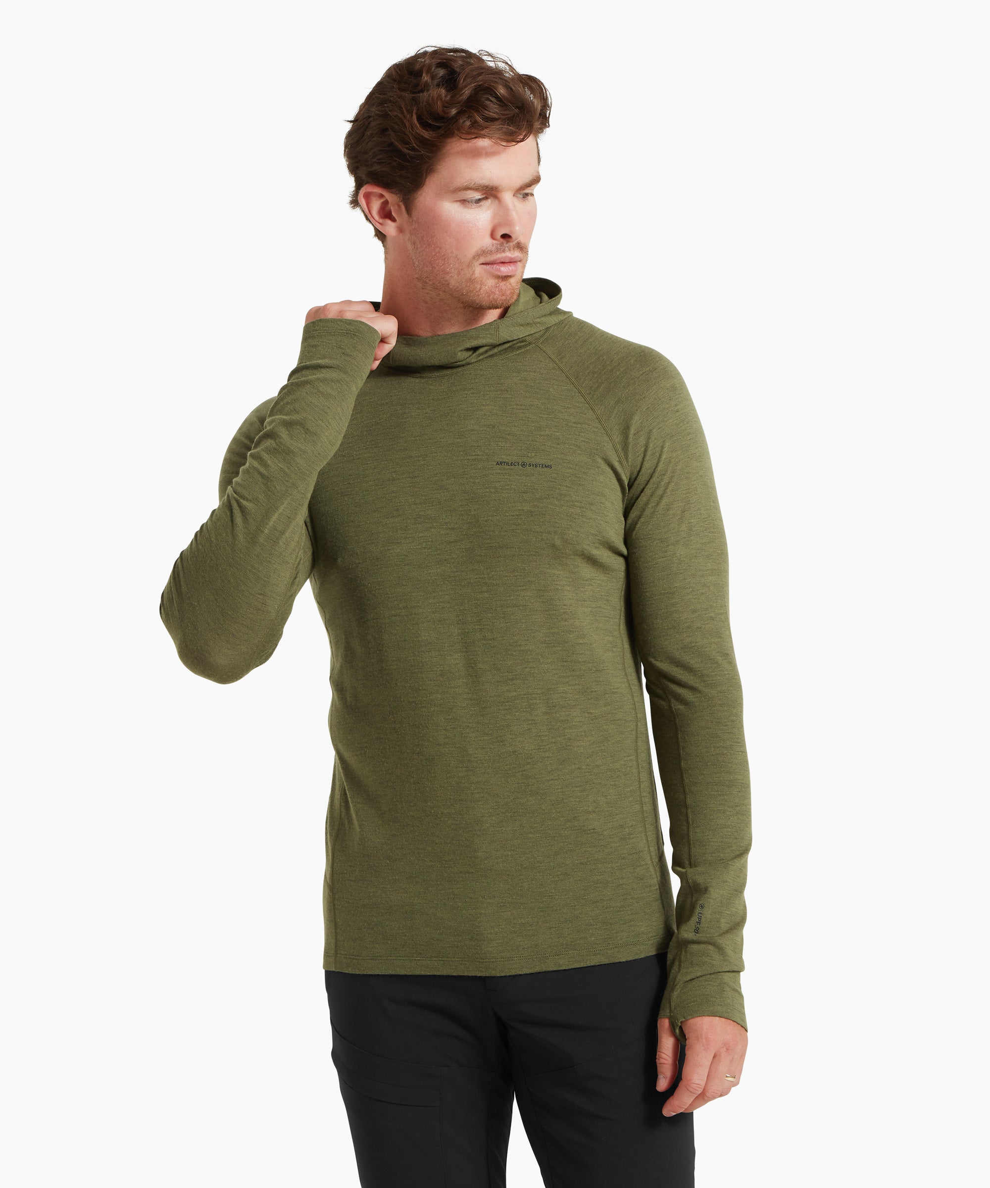 Mens Exposure Hoodie - Spruce