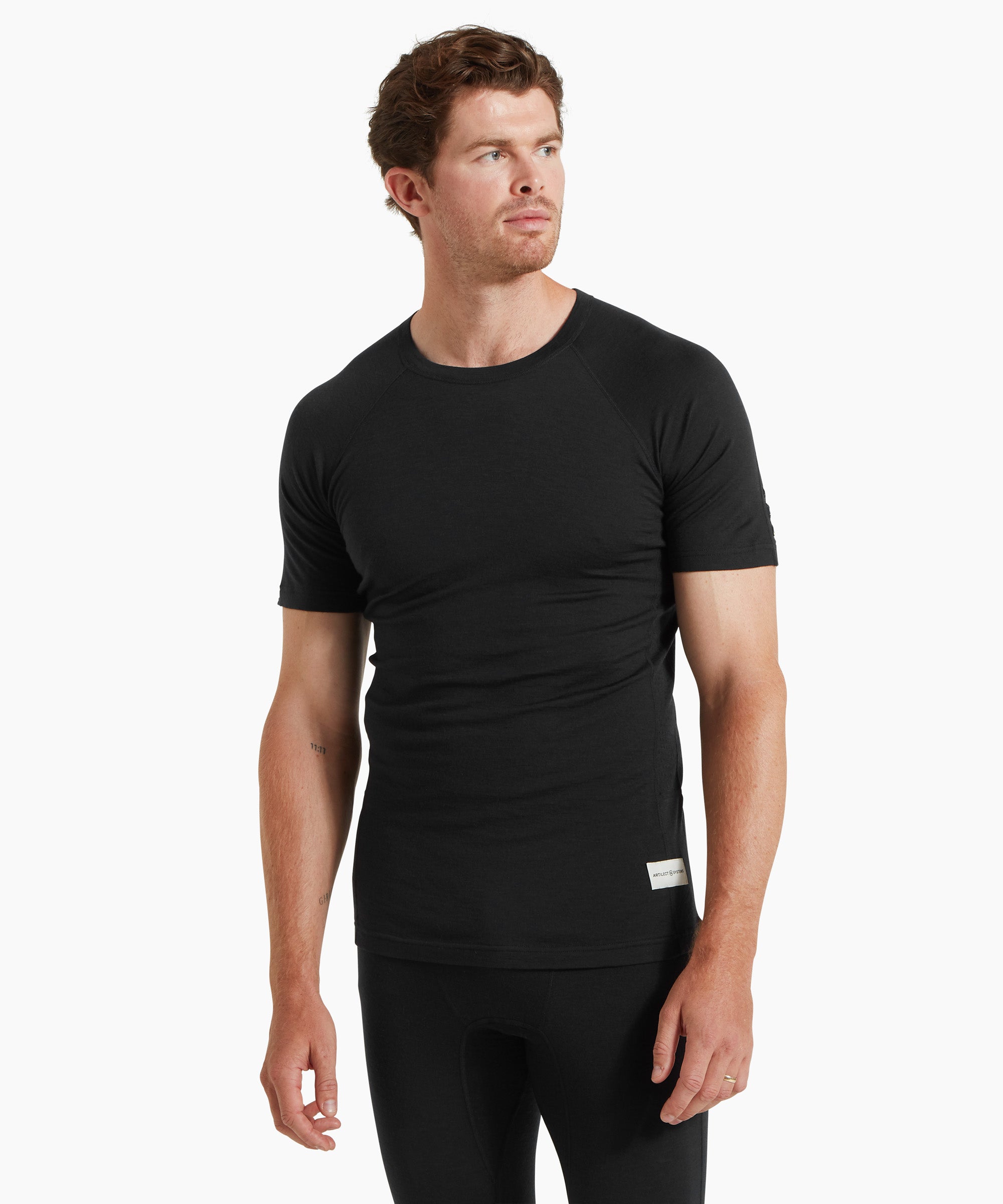 Mens Boulder 125 Tee Black | Artilect Performance