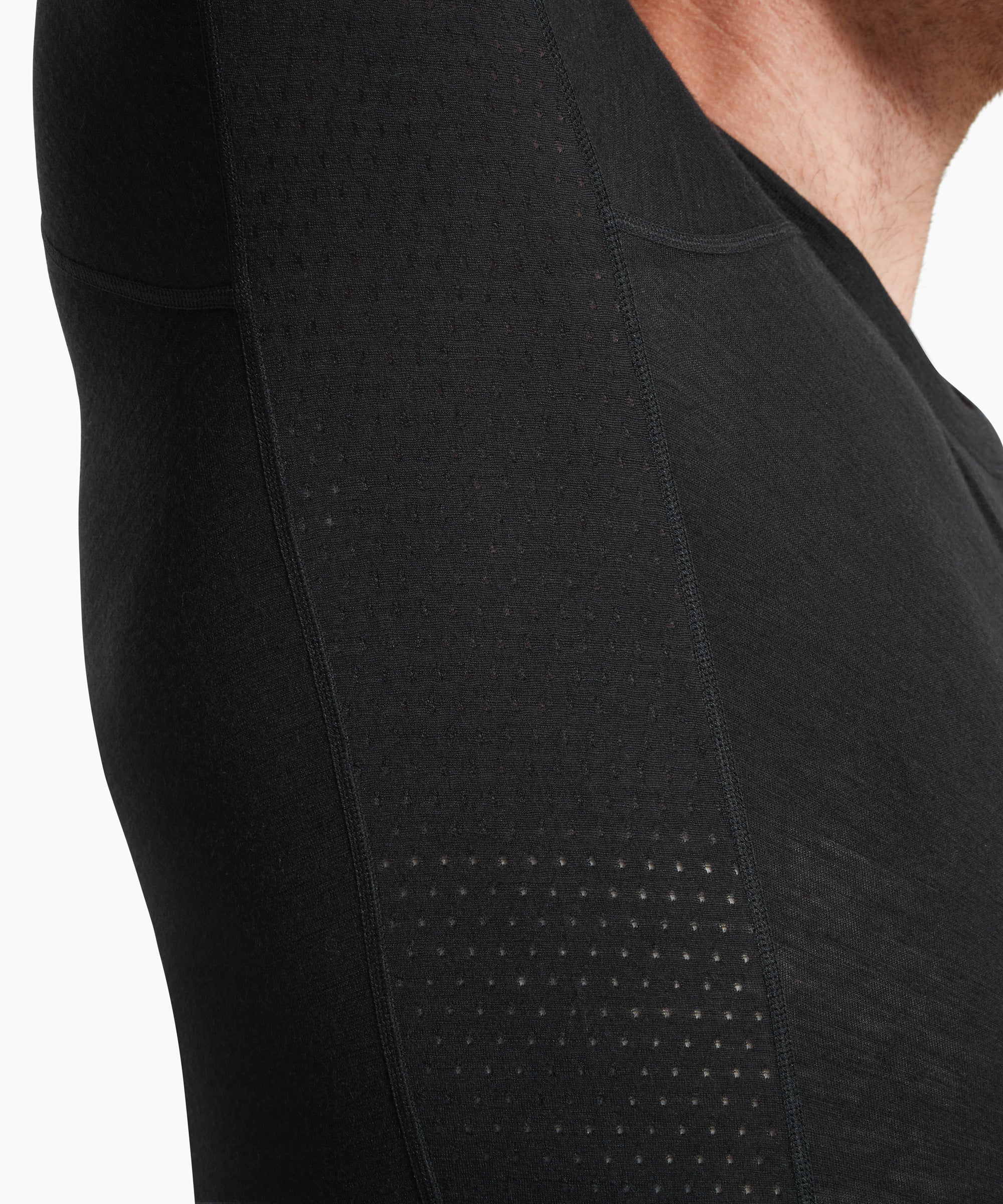 Mens Boulder 125 Long Sleeve Crew - Black