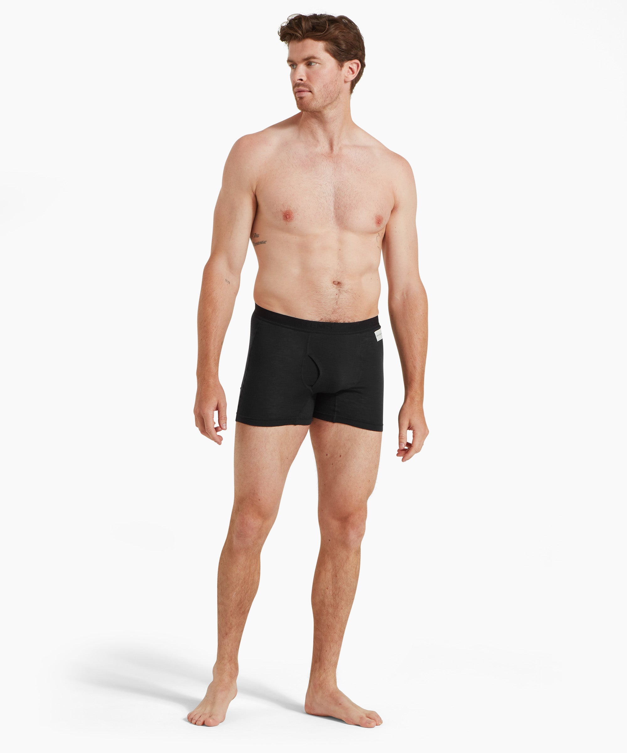 Mens Boulder 125 Boxer Brief - Black
