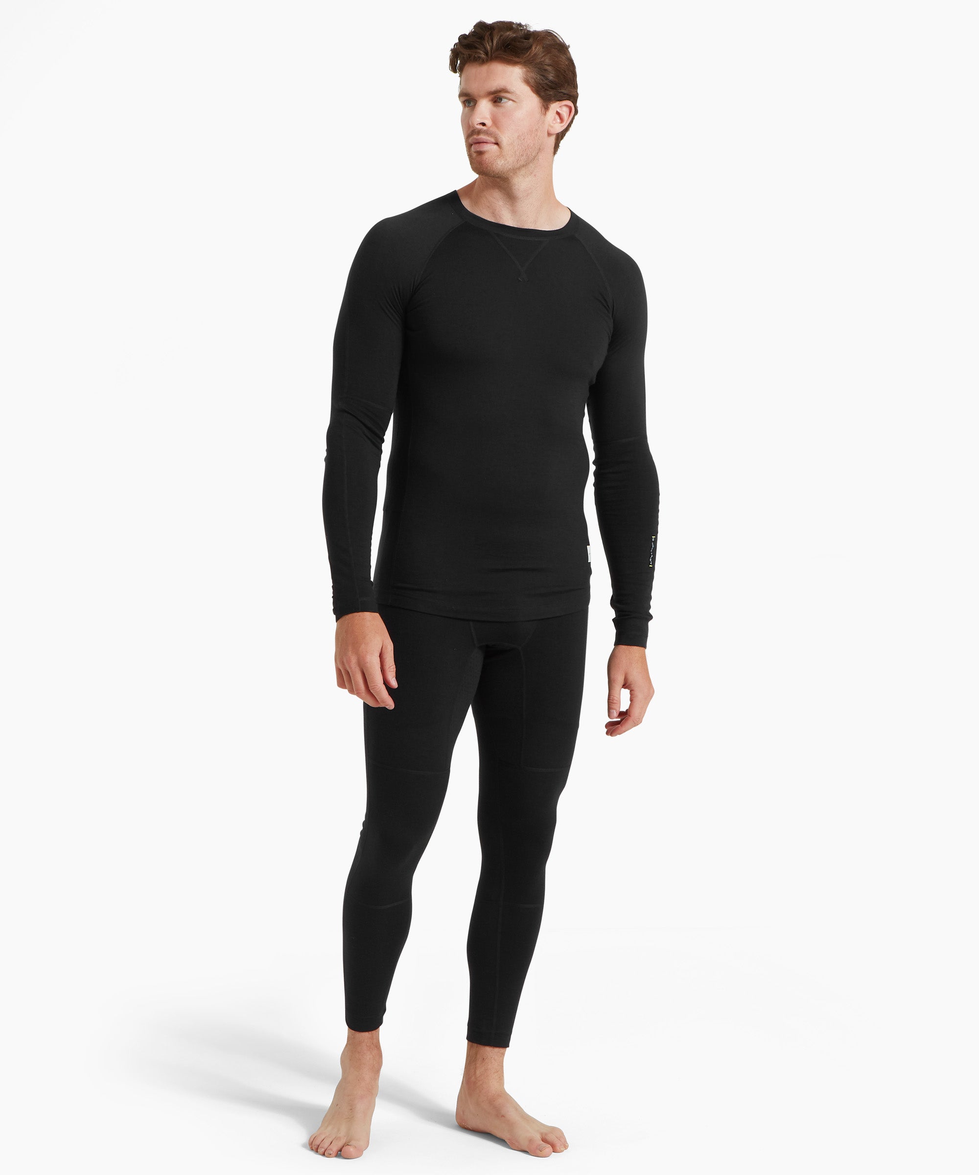 Mens Flatiron 185 Crew - Black