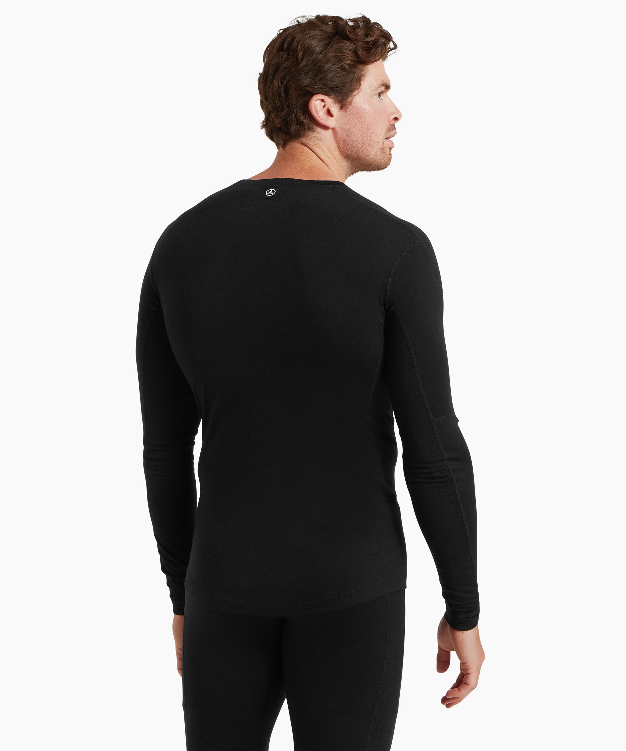 Mens Flatiron 185 Crew - Black