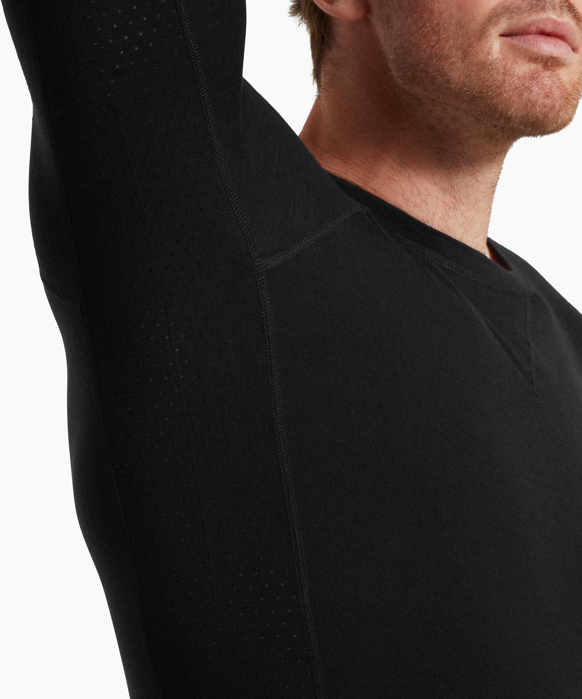Mens Flatiron 185 Crew - Black