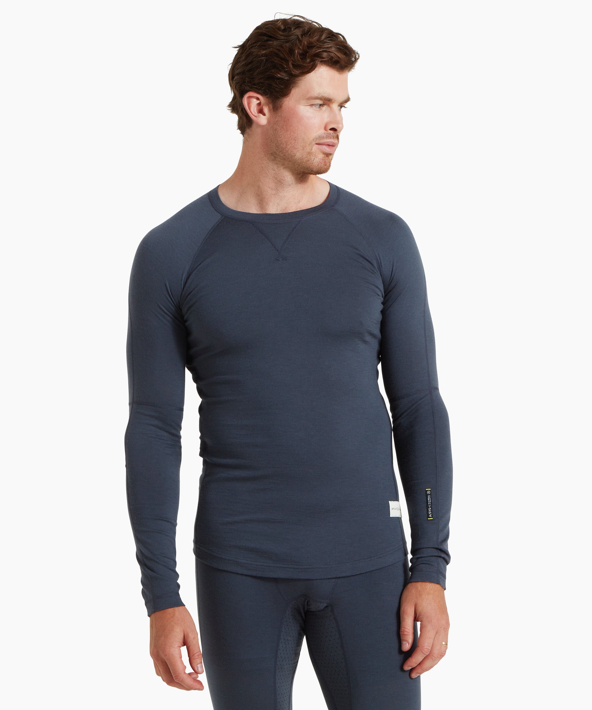 Mens Flatiron 185 Crew - Dusk Blue/Black