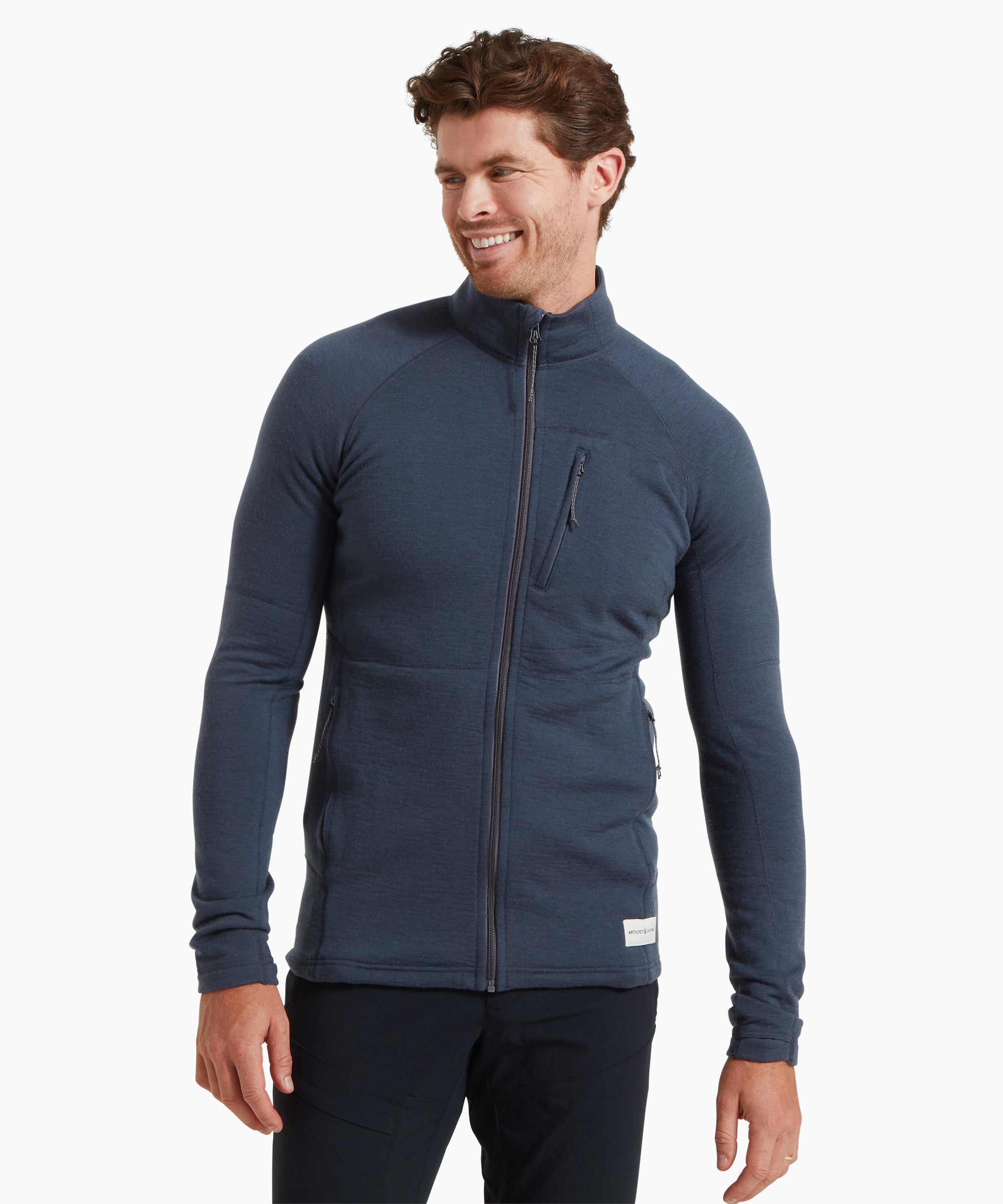 Mens Eldorado Merino Jacket - Dusk Blue