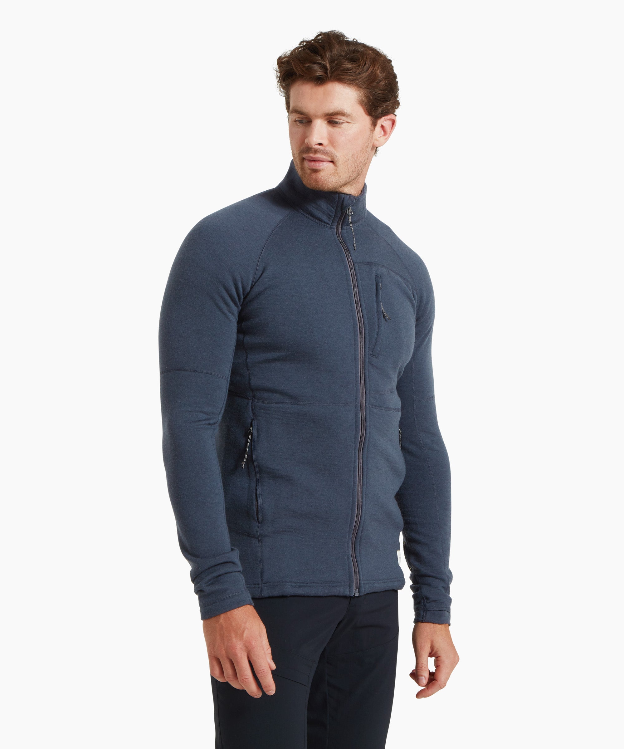 Mens Eldorado Merino Jacket - Dusk Blue