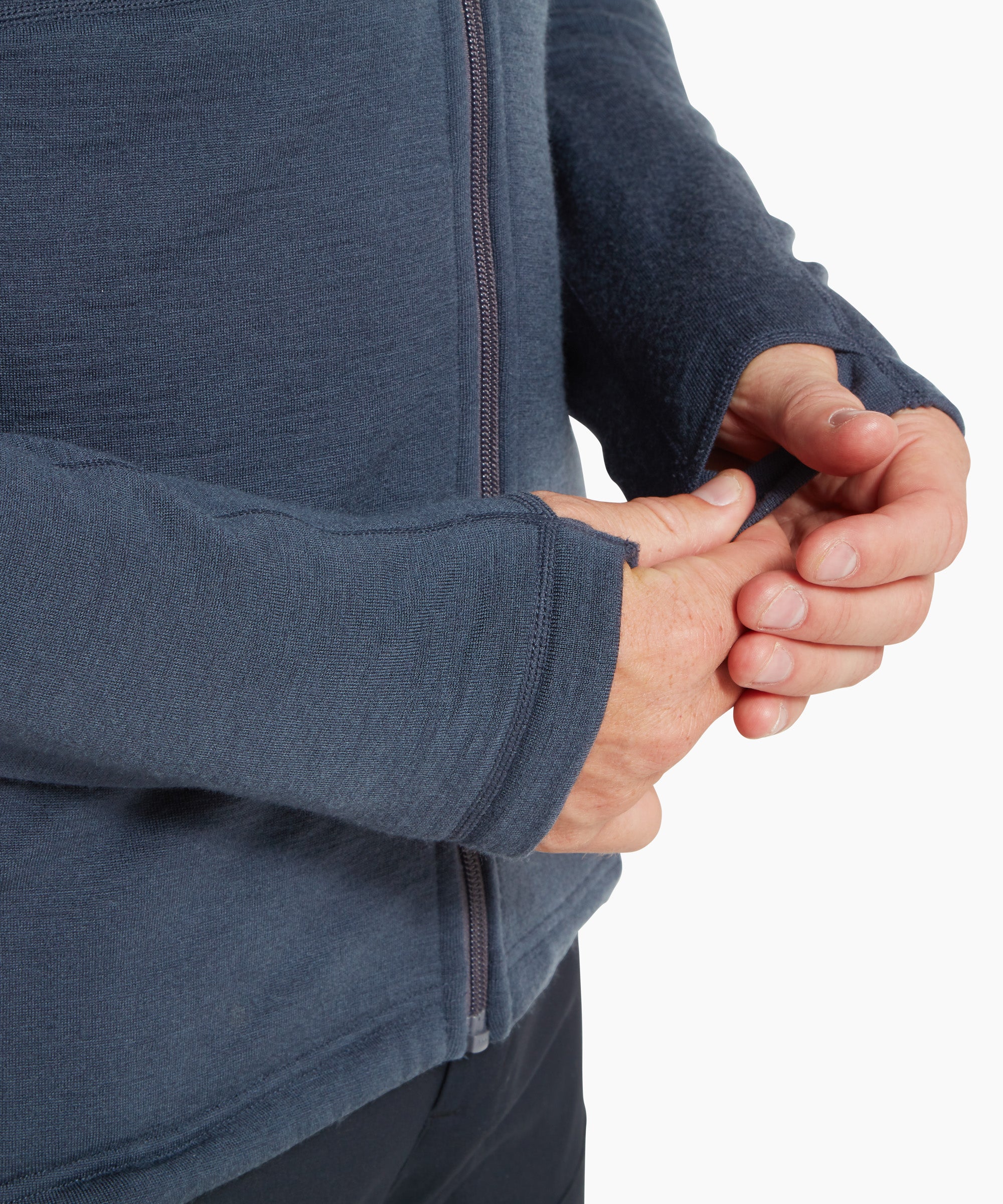 Mens Eldorado Merino Jacket - Dusk Blue
