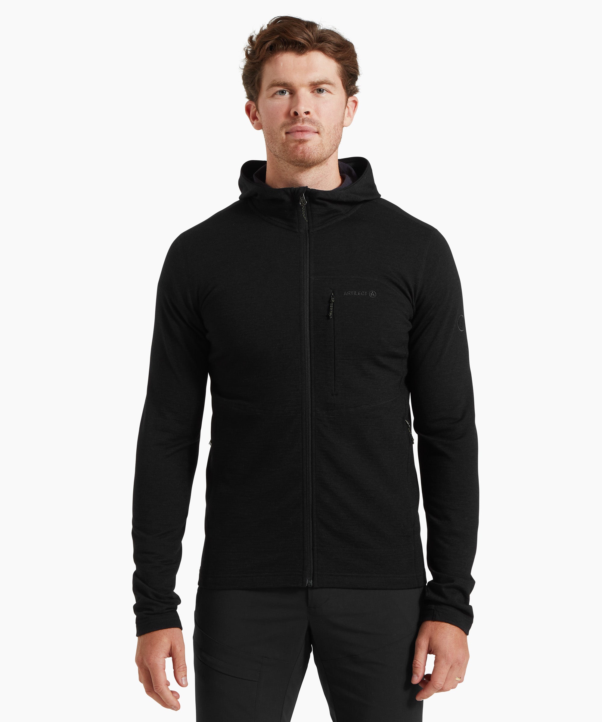 Mens Bear Canyon Hoodie - Black