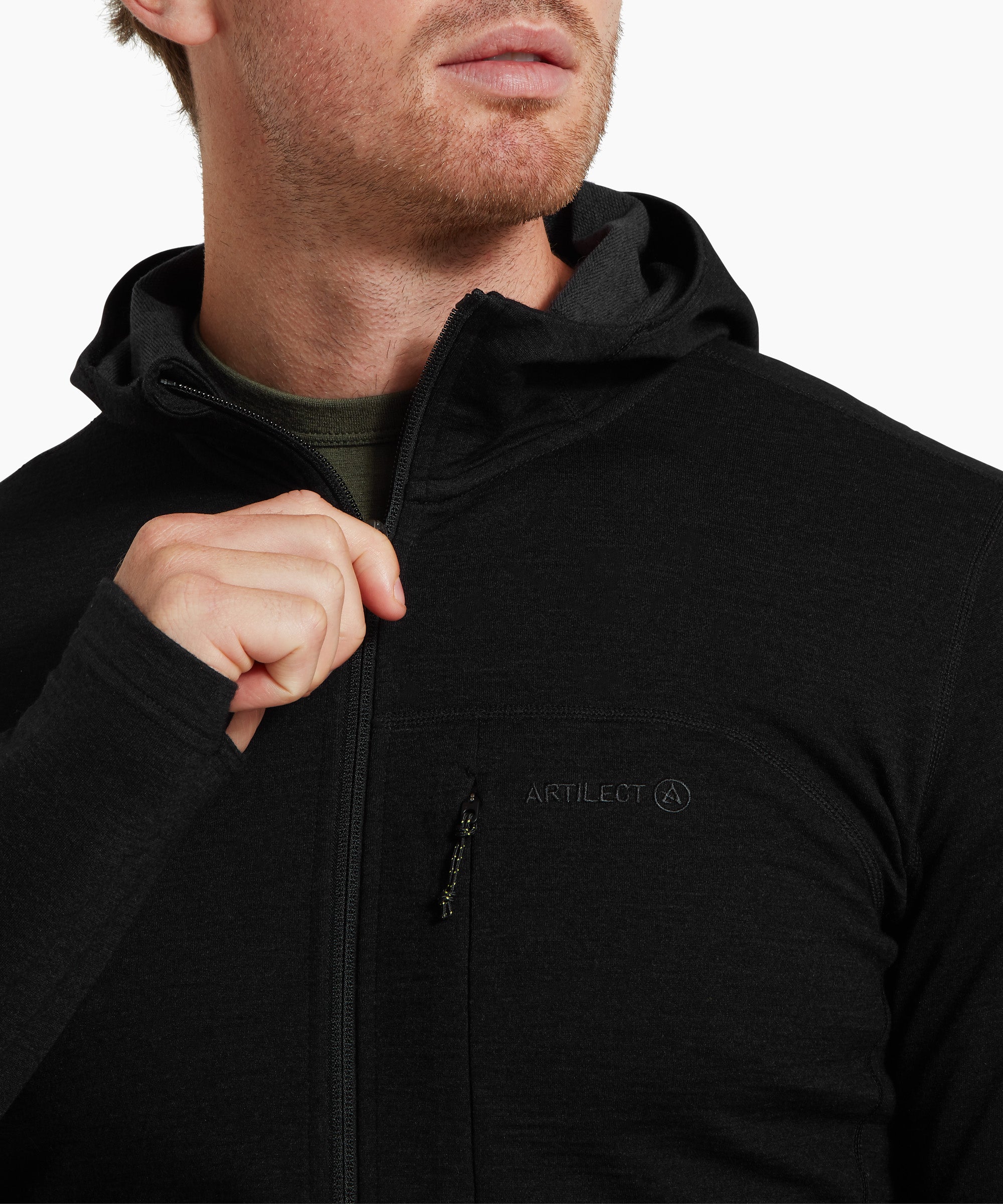 Mens Bear Canyon Hoodie - Black