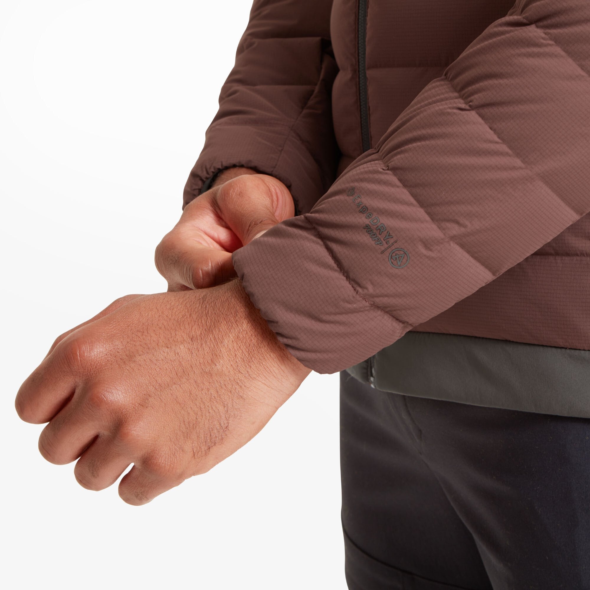 Mens Divide Fusion Stretch Hoodie Burgundy | Artilect