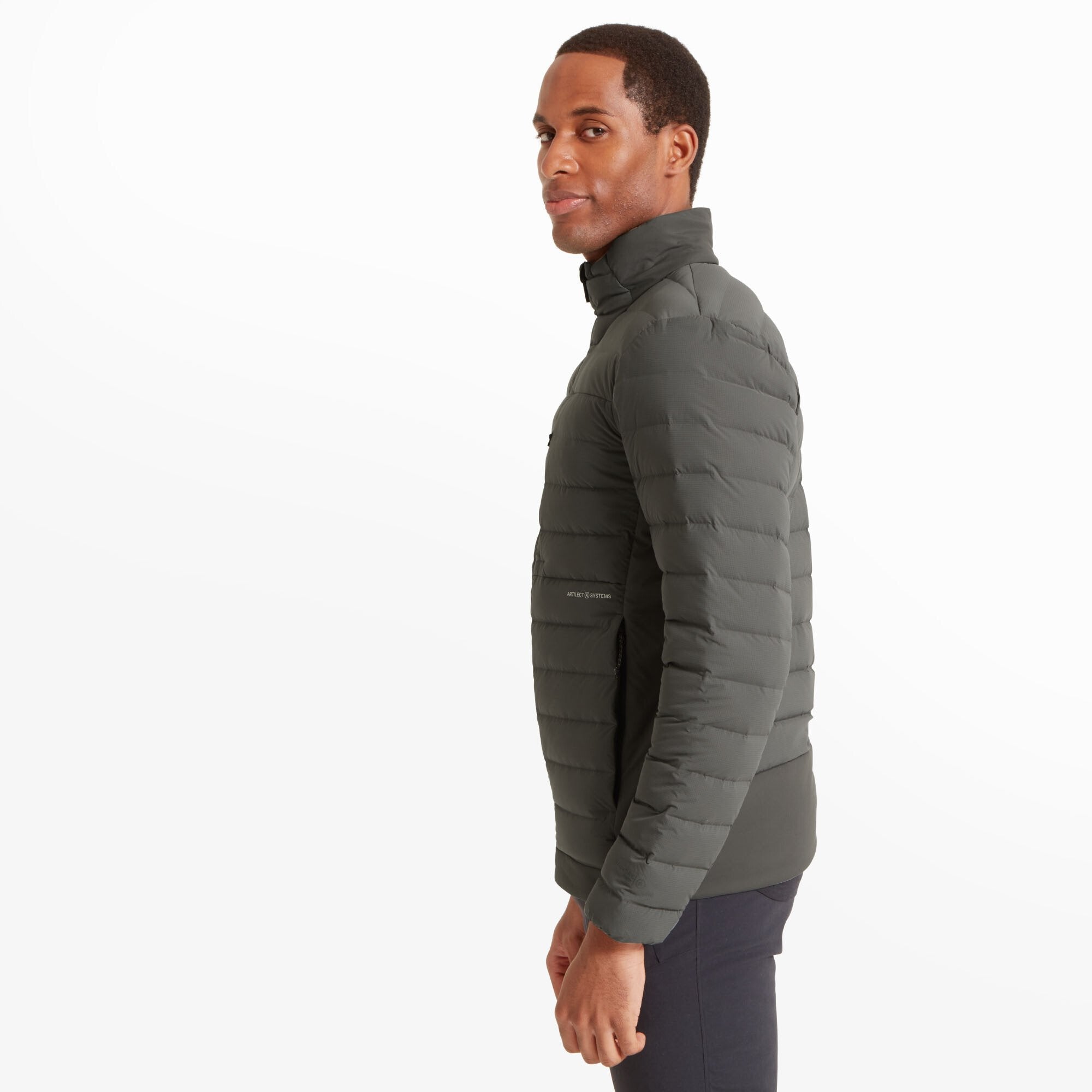 Mens Divide Fusion Stretch Jacket Grey | Artilect Performance