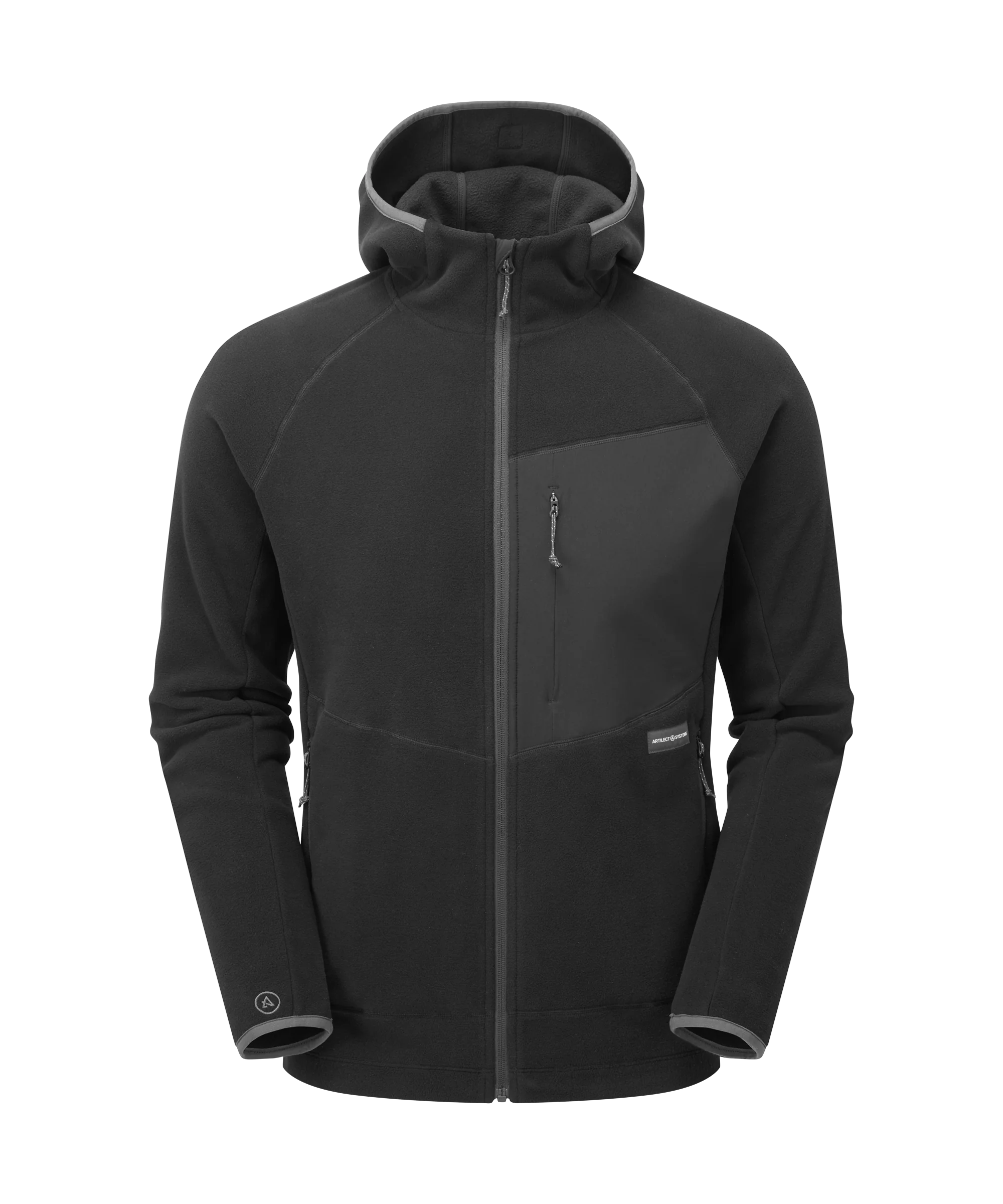Mens Supermoon Bio Hoodie Black | Artilect Performance
