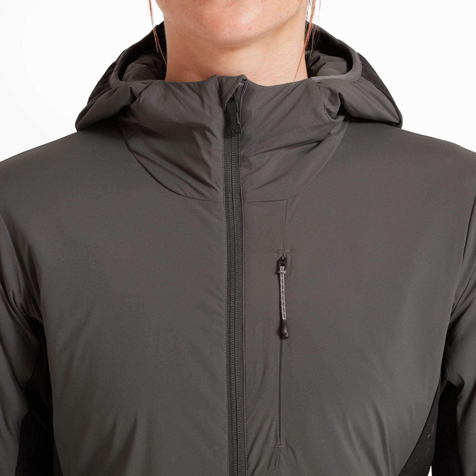Womens Darkstart Fusion Jacket Grey | Artilect Performance