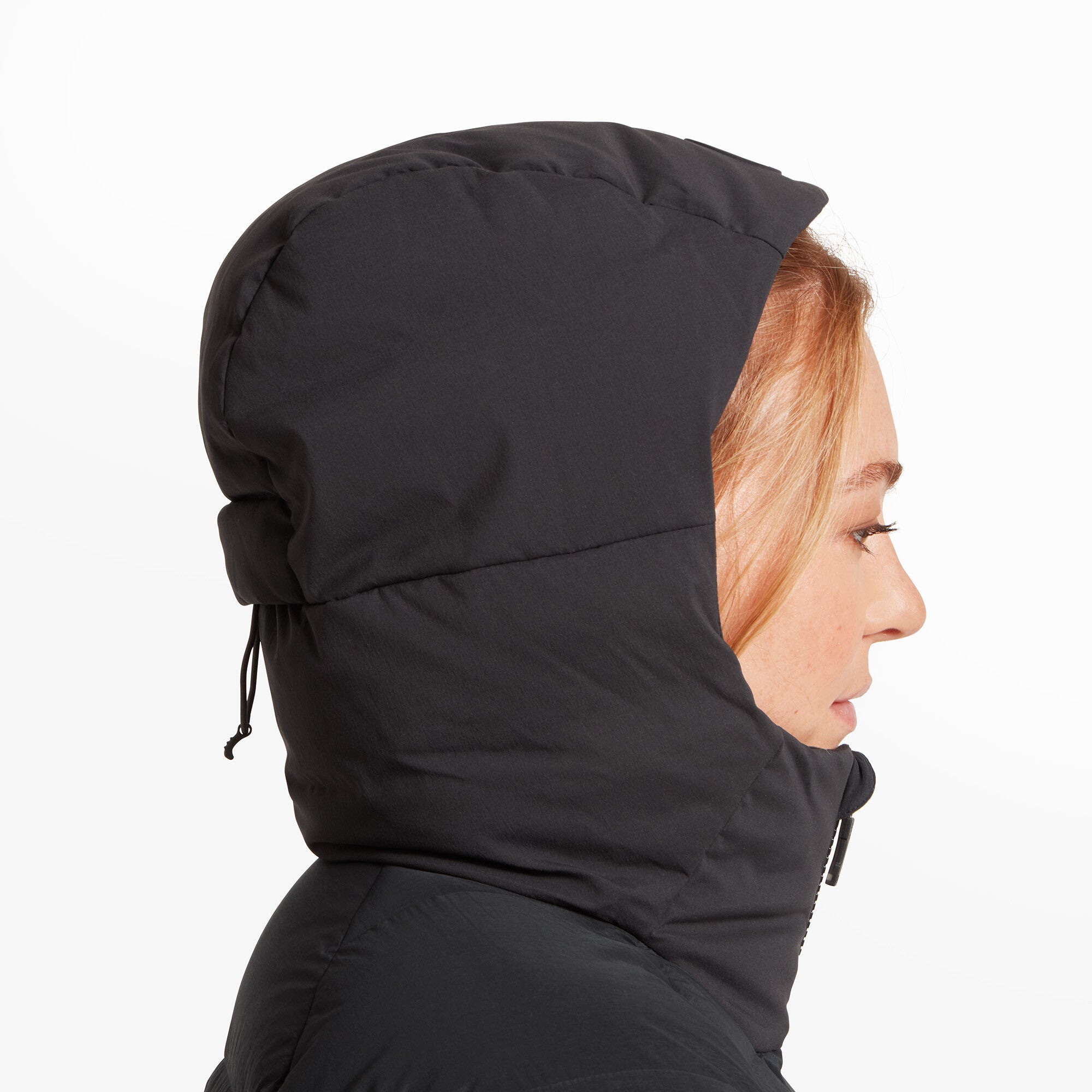 Womens High AF Down Stretch Parka Black | Artilect Performance