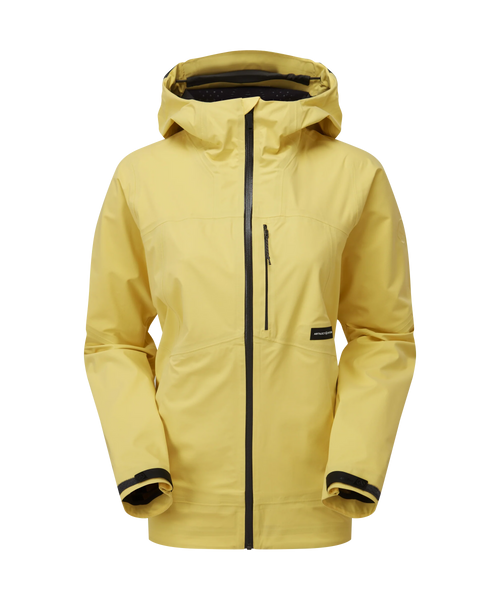【SALOMON】 Aerotec Bolero Jacket W /追跡付 Women's Safety Yellow Bolero Windbreaker Jacket with Zip-Off