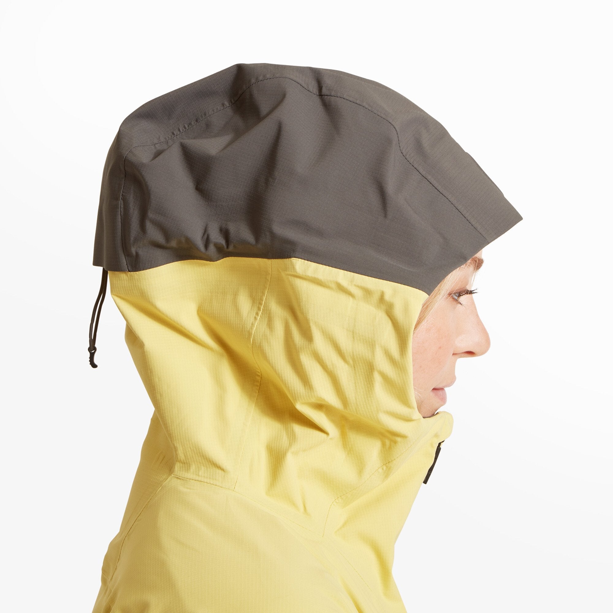 ★MARDI MERCREDI★WOOL HOURGLASS JACKET_YELLOW★ Boiled Wool Princess Seam Jacket, light mustard yellow