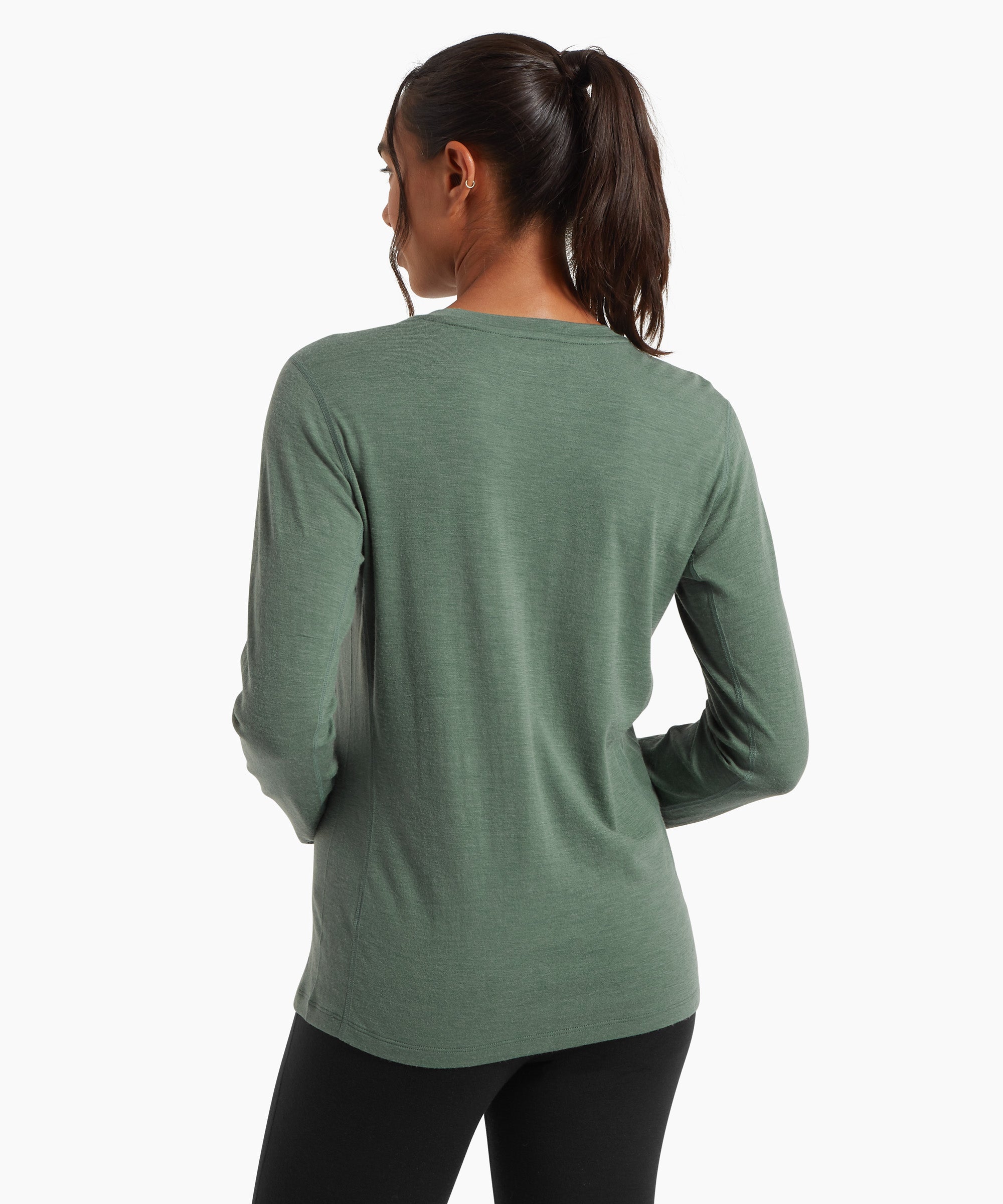 Womens Exposure Long Sleeve Tee - Sagebrush