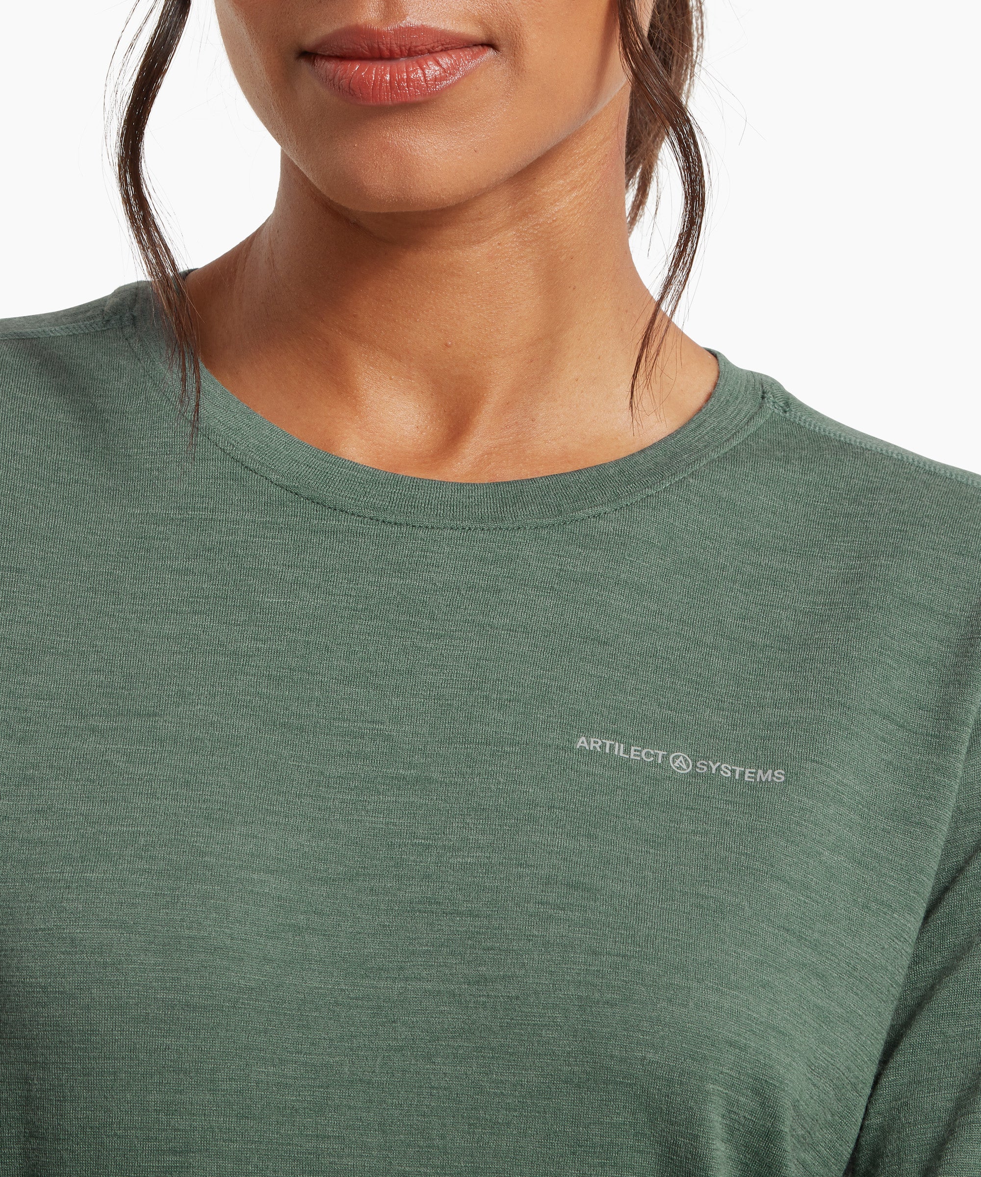 Womens Exposure Long Sleeve Tee - Sagebrush