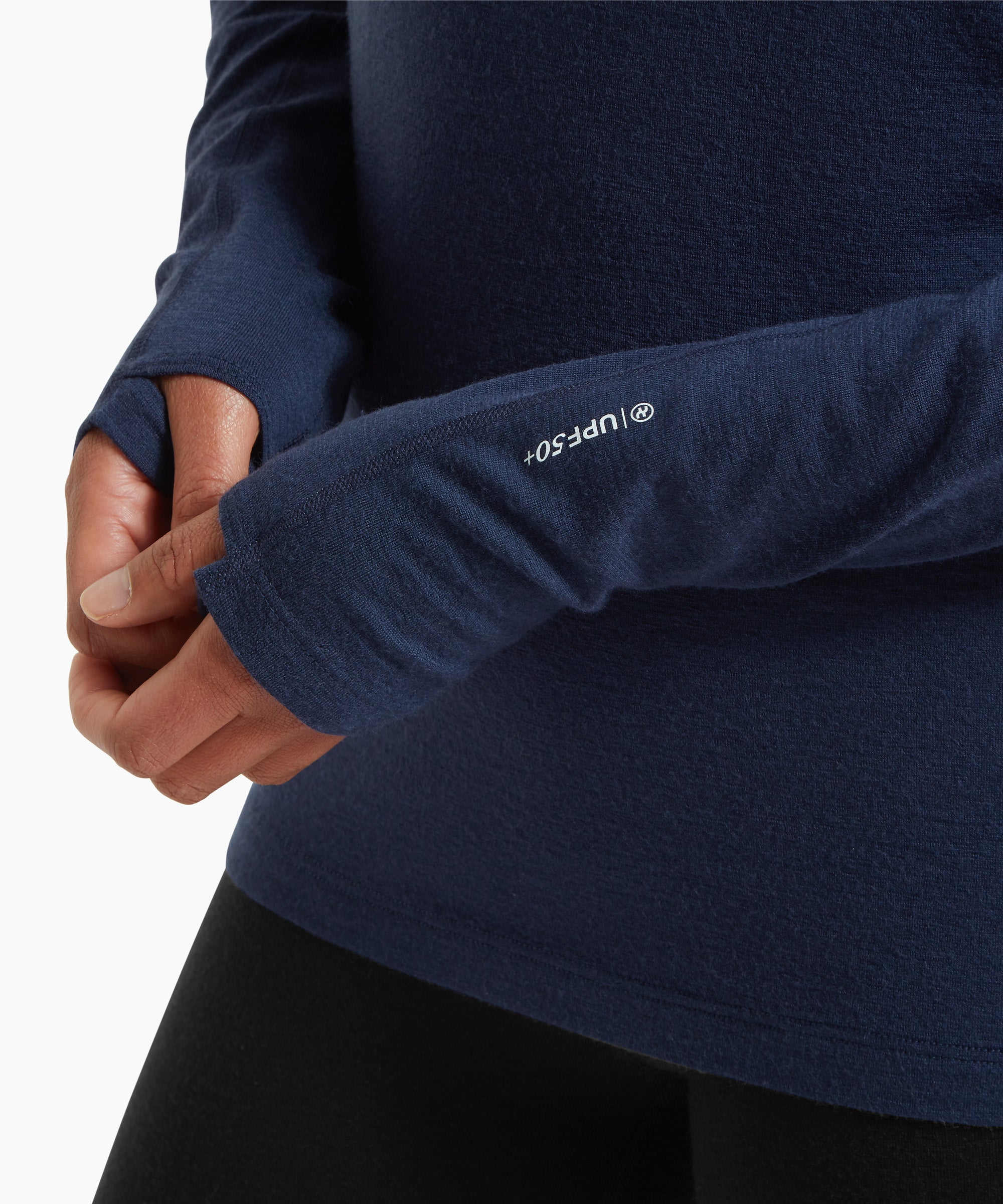 Womens Exposure Long Sleeve Tee - Sky Captain