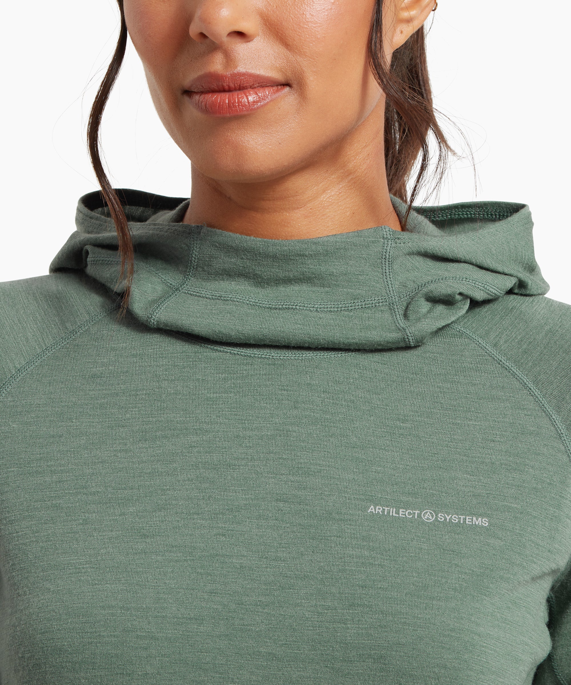 Womens Exposure Hoodie - Sagebrush