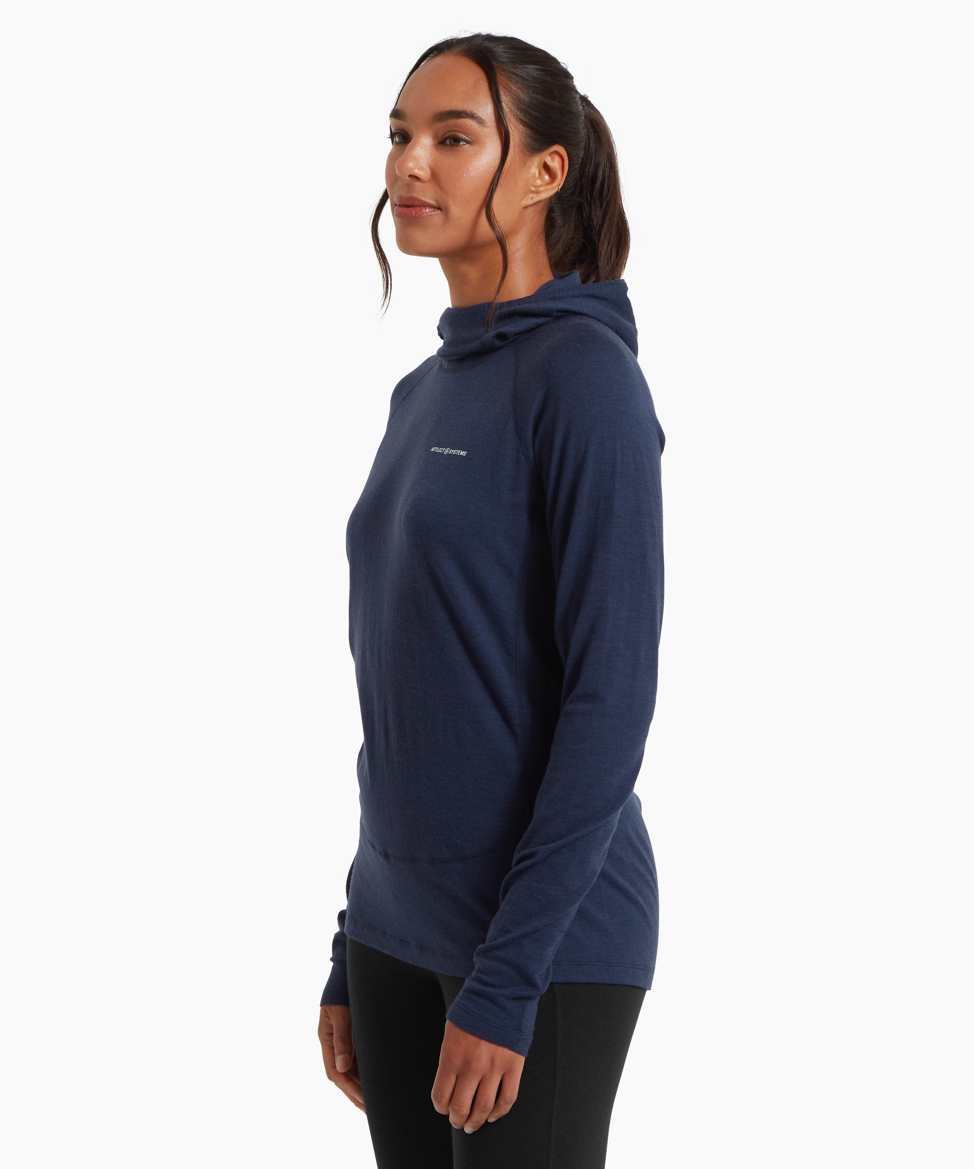 Womens Exposure Hoodie - Sky Captain