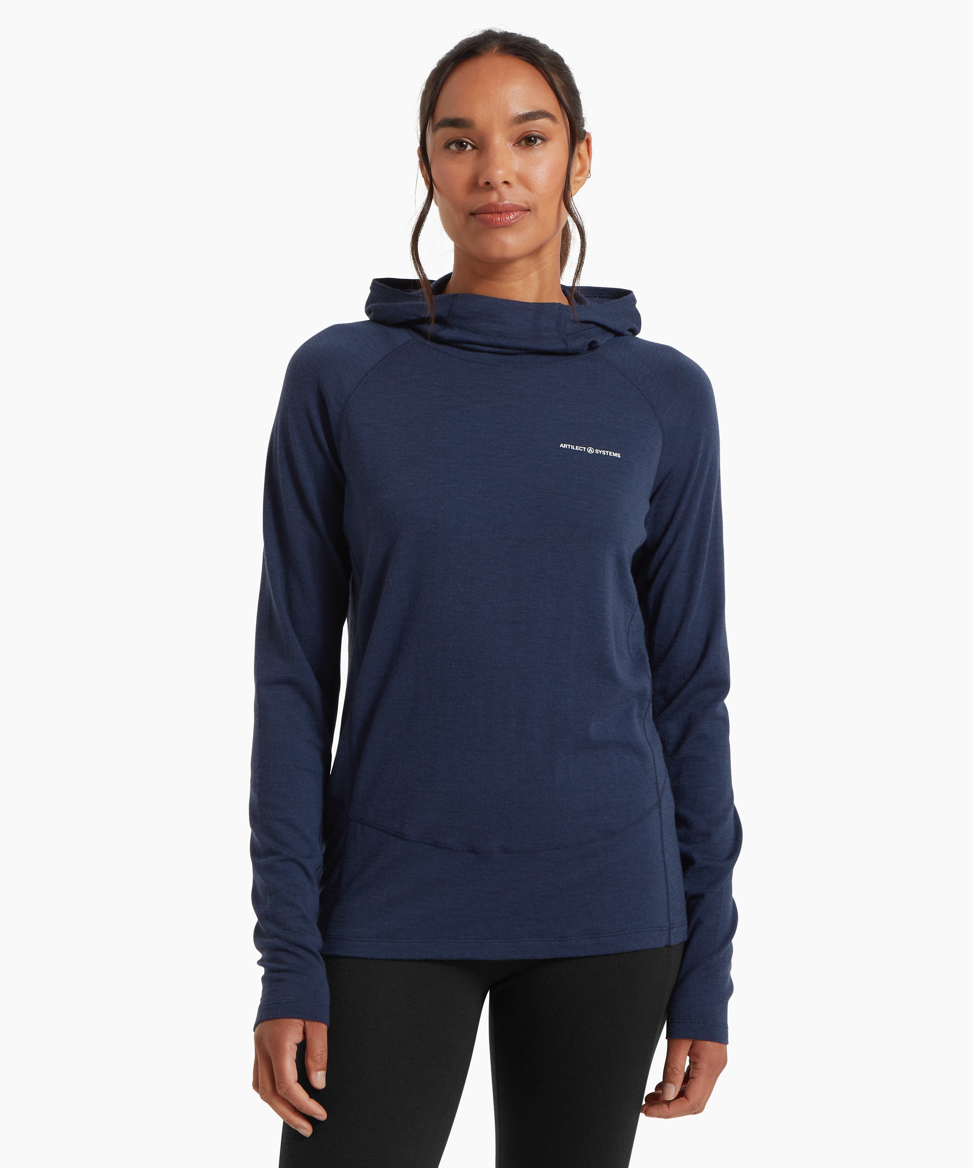 Womens Exposure Hoodie - Sky Captain