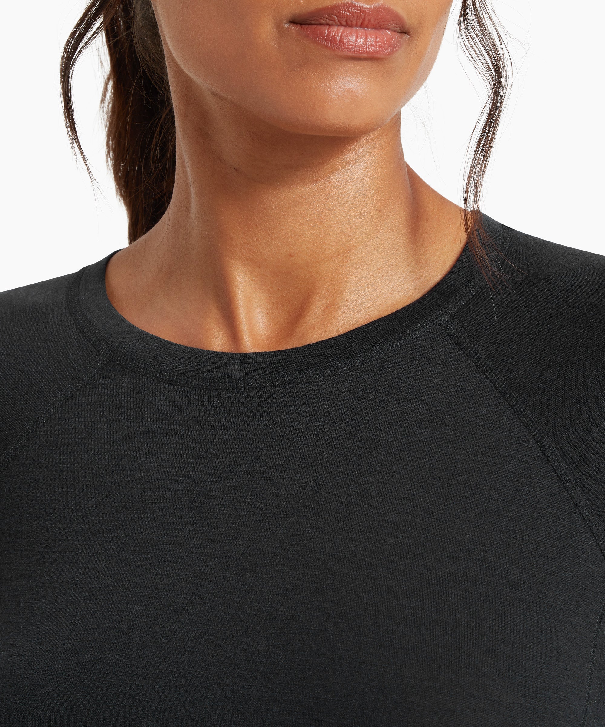 Womens Boulder 125 Long Sleeve Crew - Black