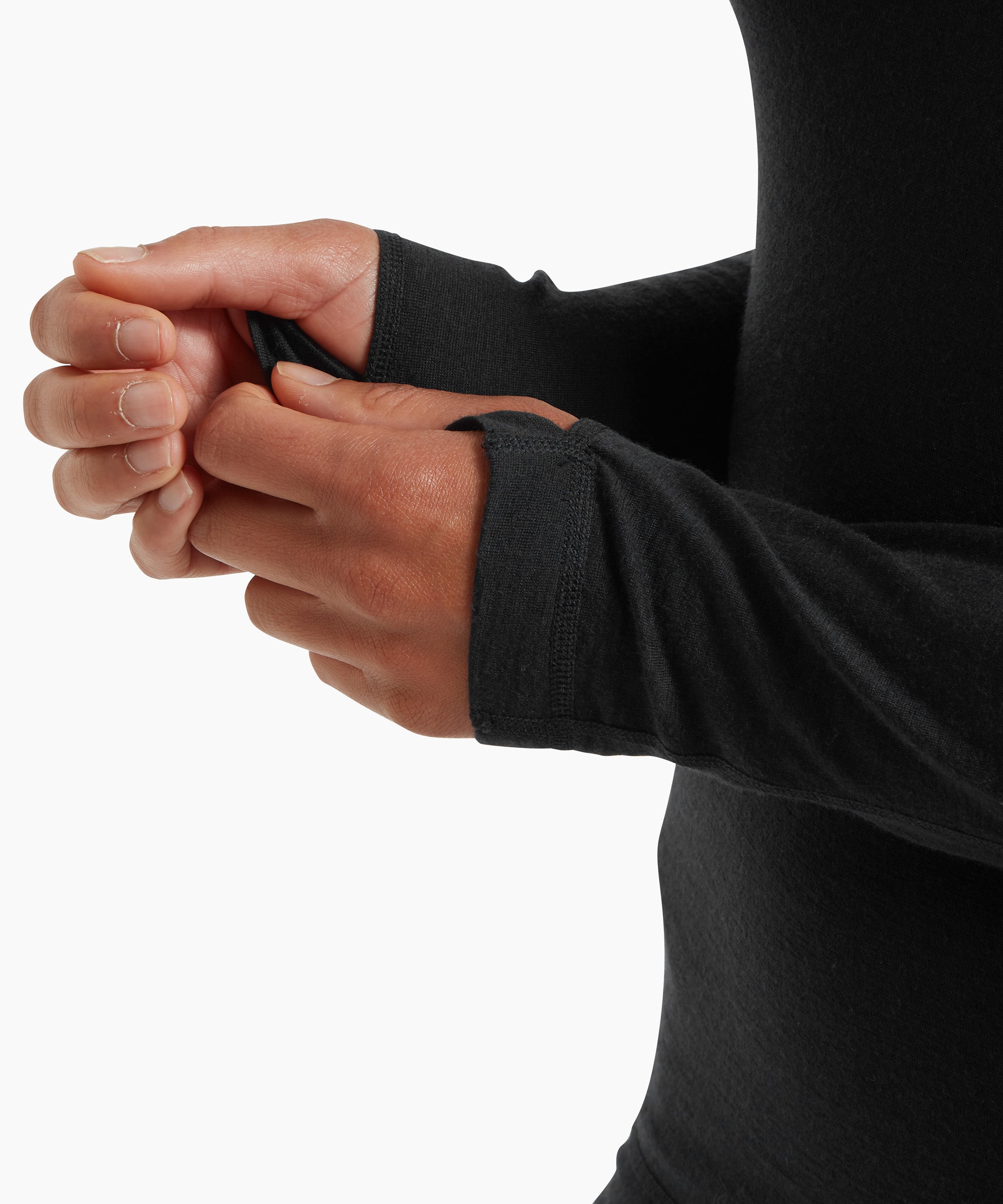 Womens Boulder 125 Long Sleeve Crew - Black