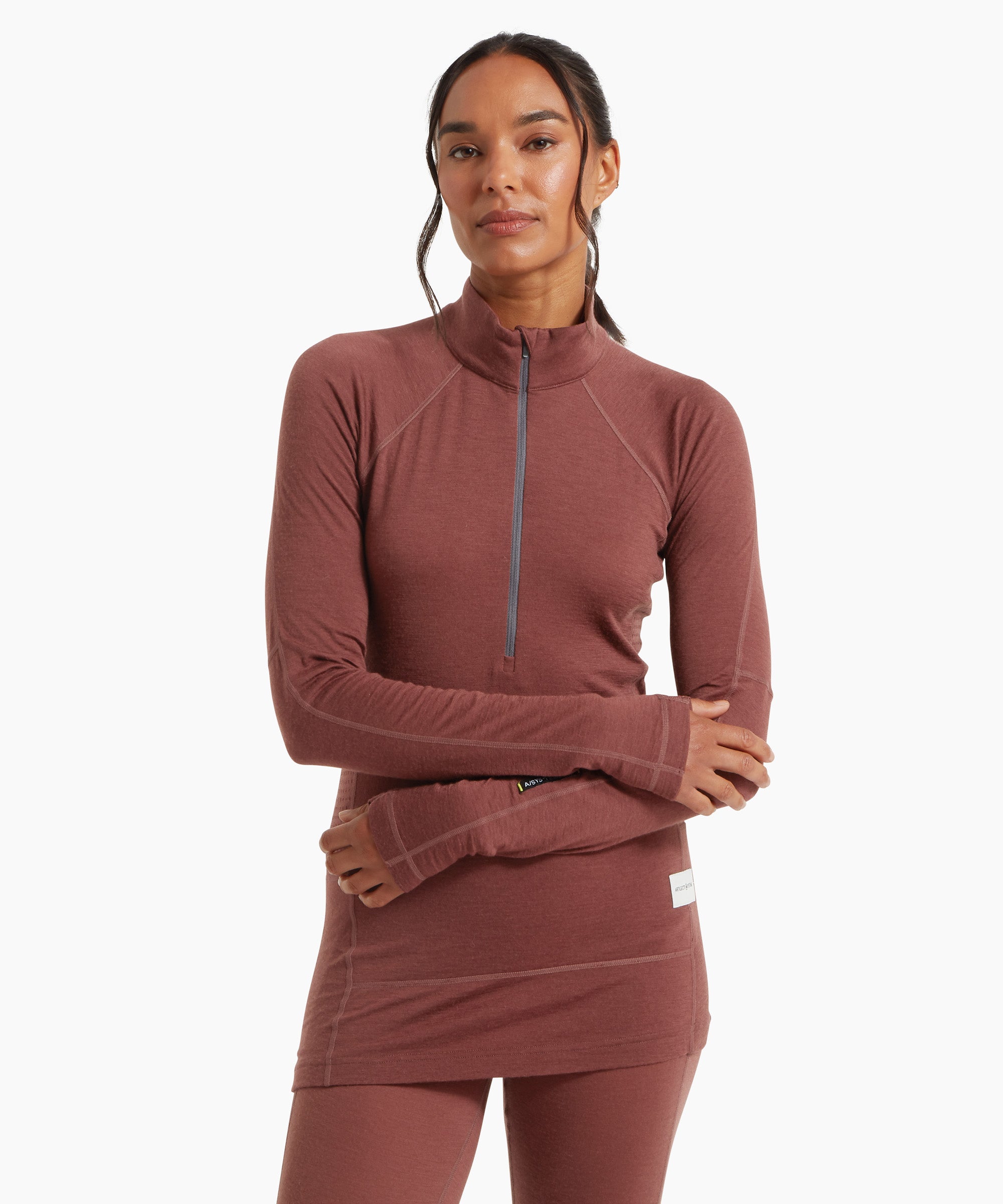 Womens Boulder 125 Quarter Zip Top - Andorra
