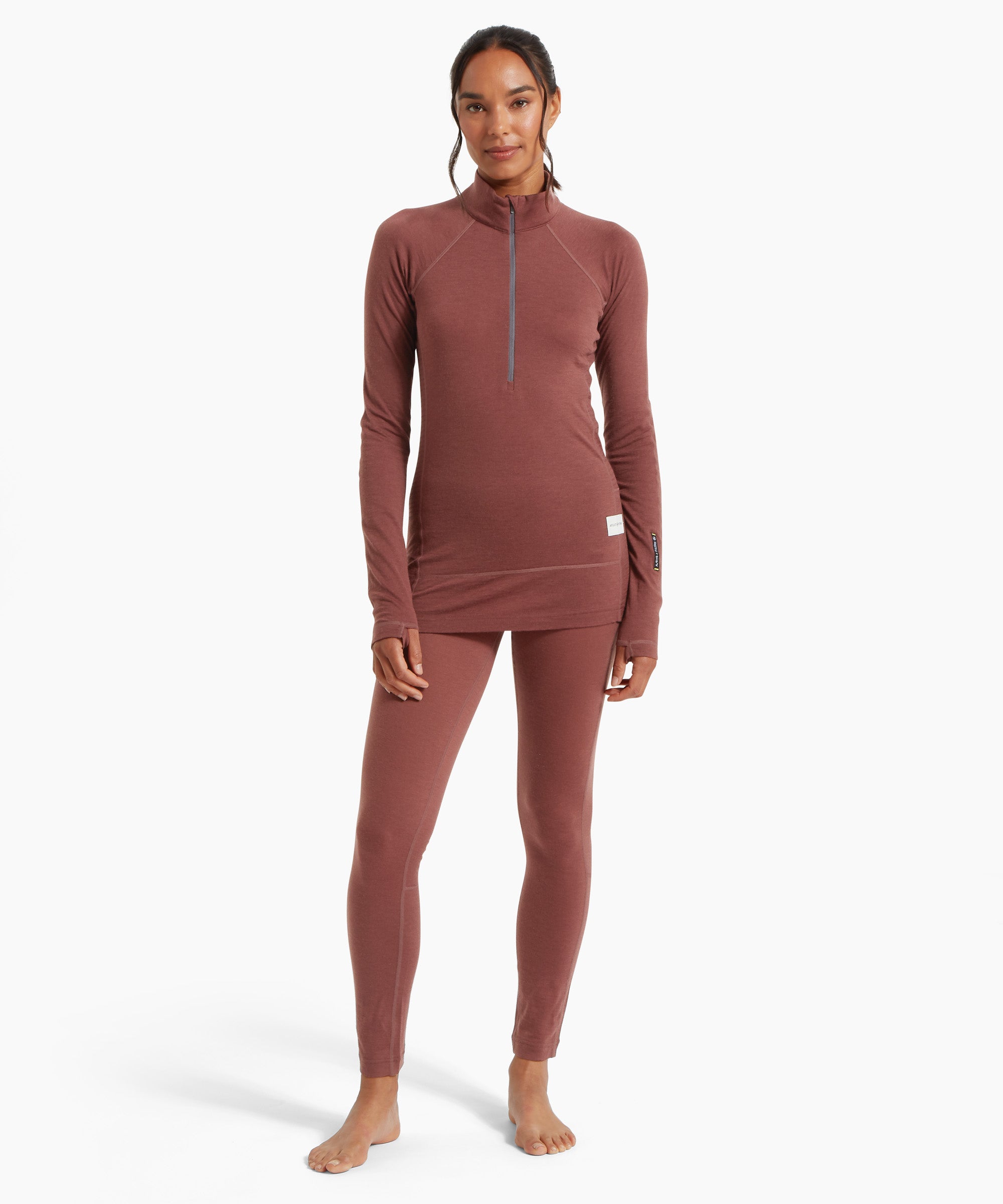 Womens Boulder 125 Quarter Zip Top - Andorra