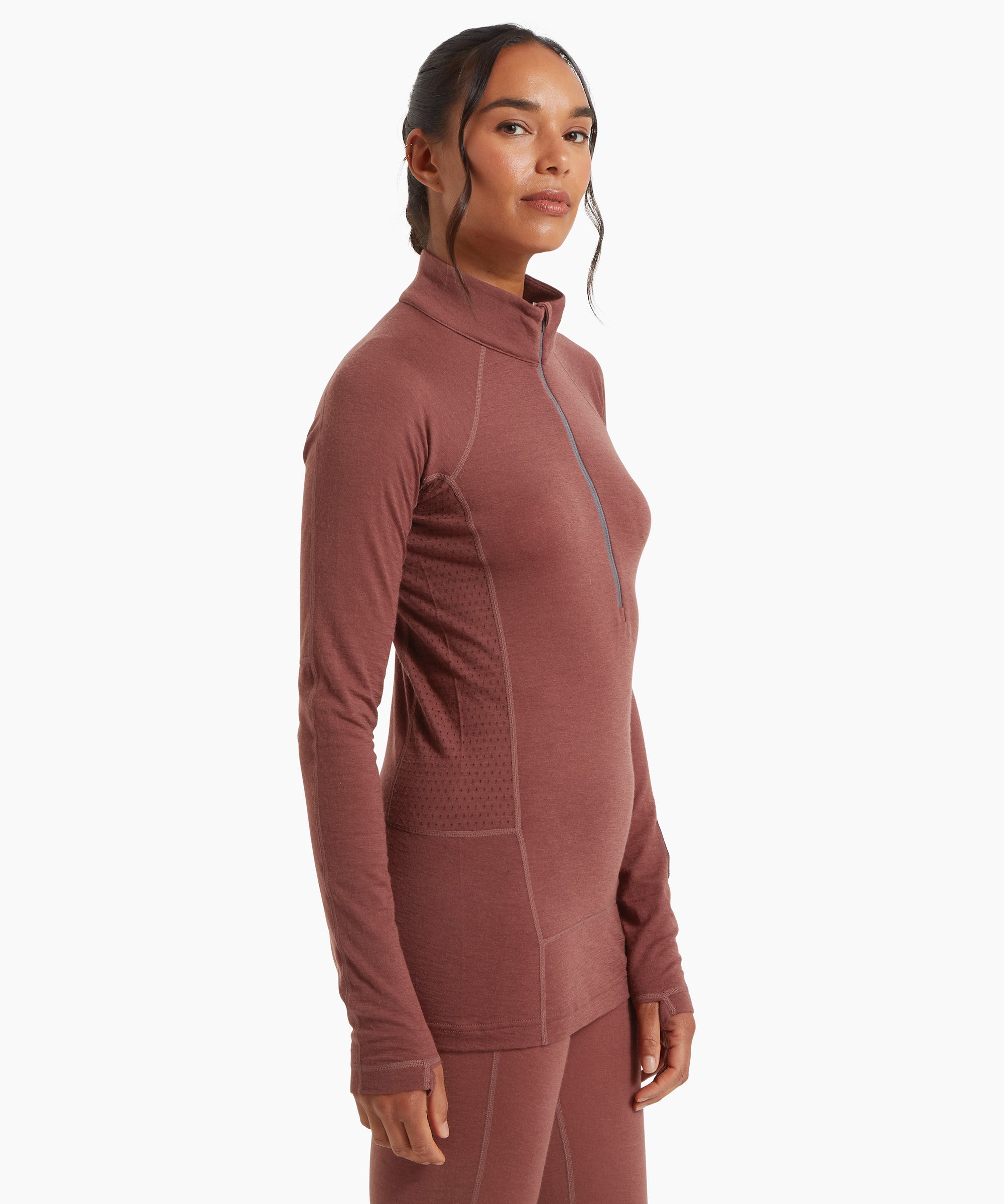 Womens Boulder 125 Quarter Zip Top - Andorra