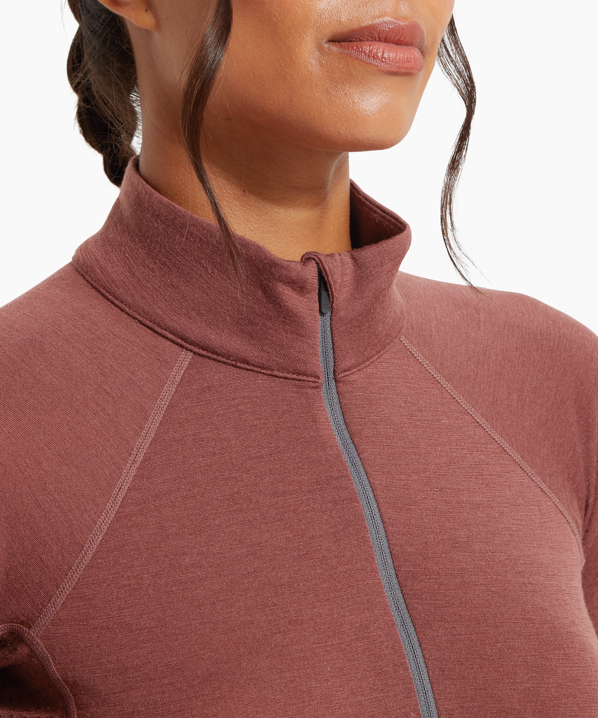 Womens Boulder 125 Quarter Zip Top - Andorra