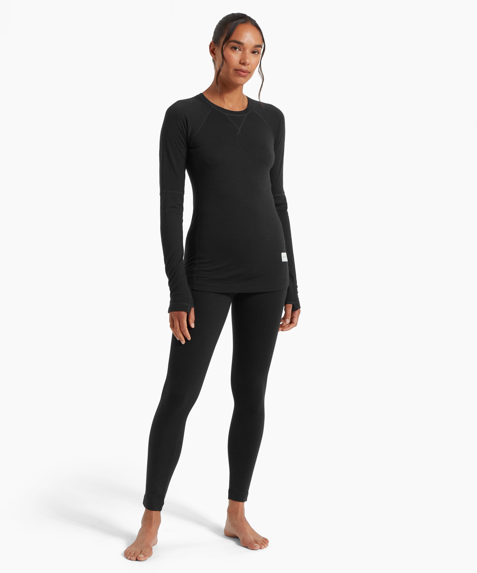Womens Flatiron 185 Crew - Black