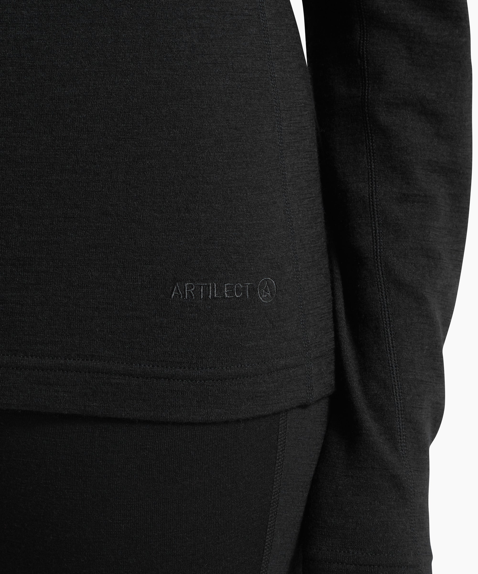 Womens Redstone 185 Long Sleeve Crew - Black