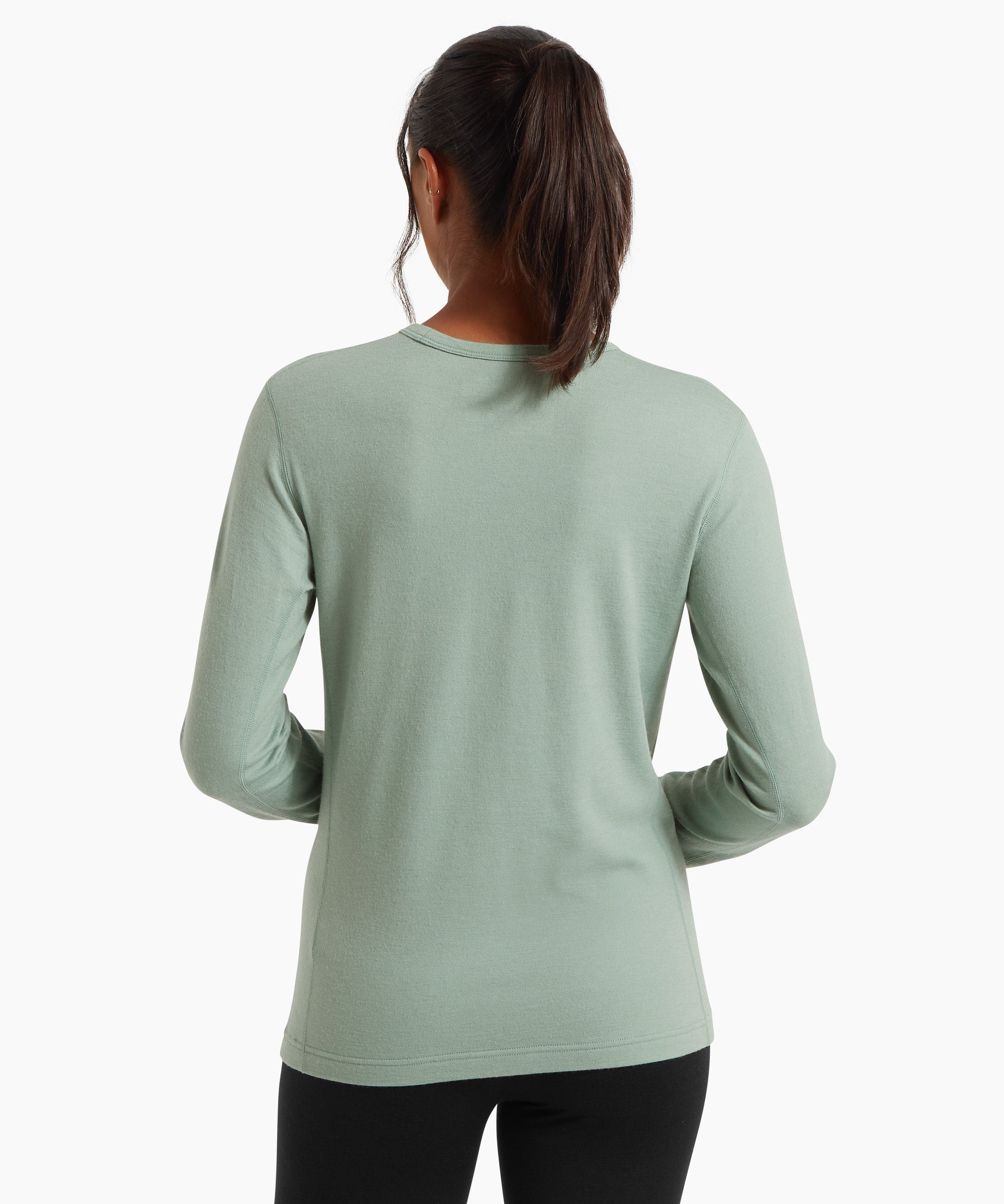 Womens Redstone 185 Long Sleeve Crew - Iceberg